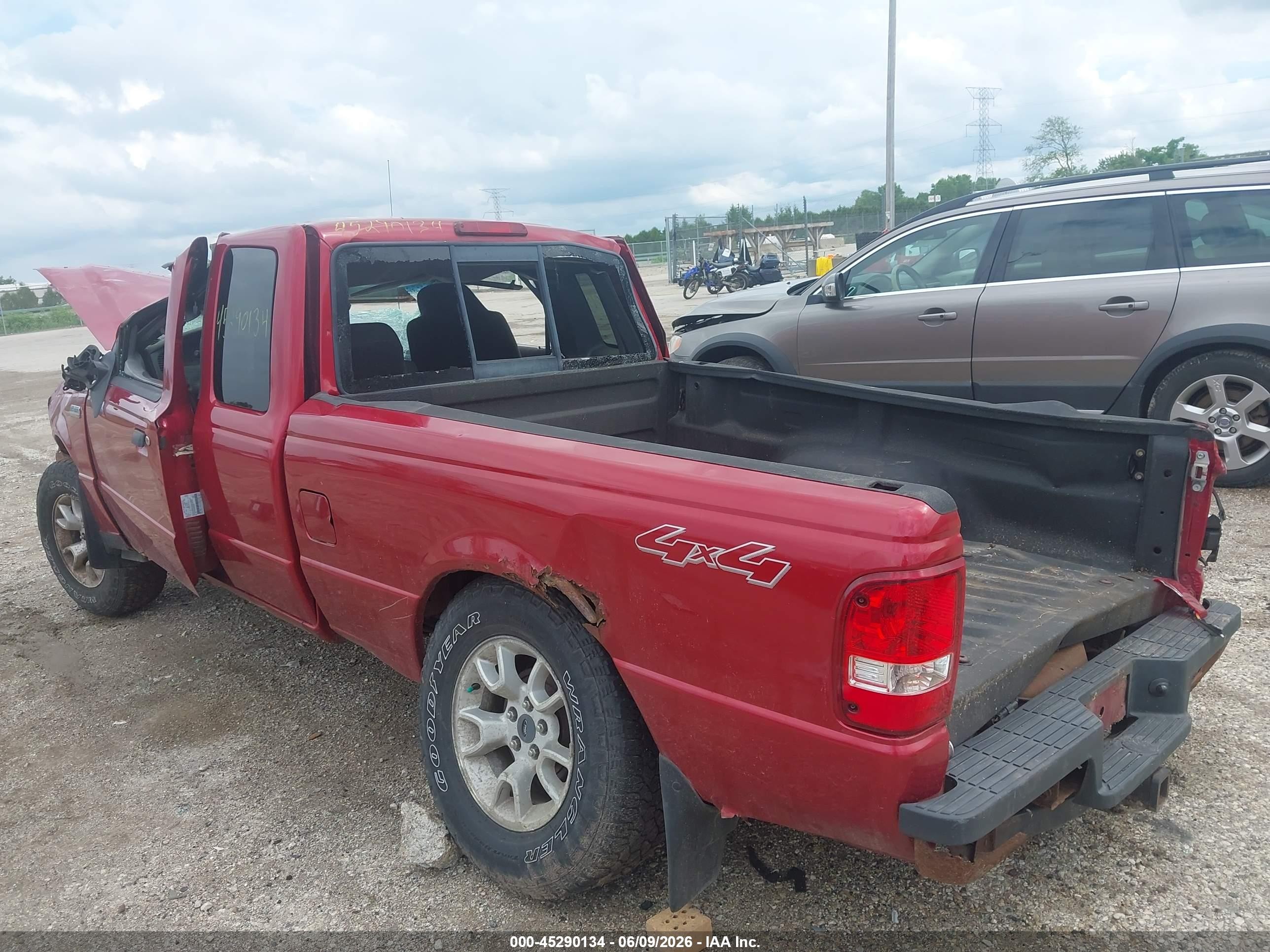 2008 Ford Ranger Xlt Red vin: 1FTZR45E48PA58088