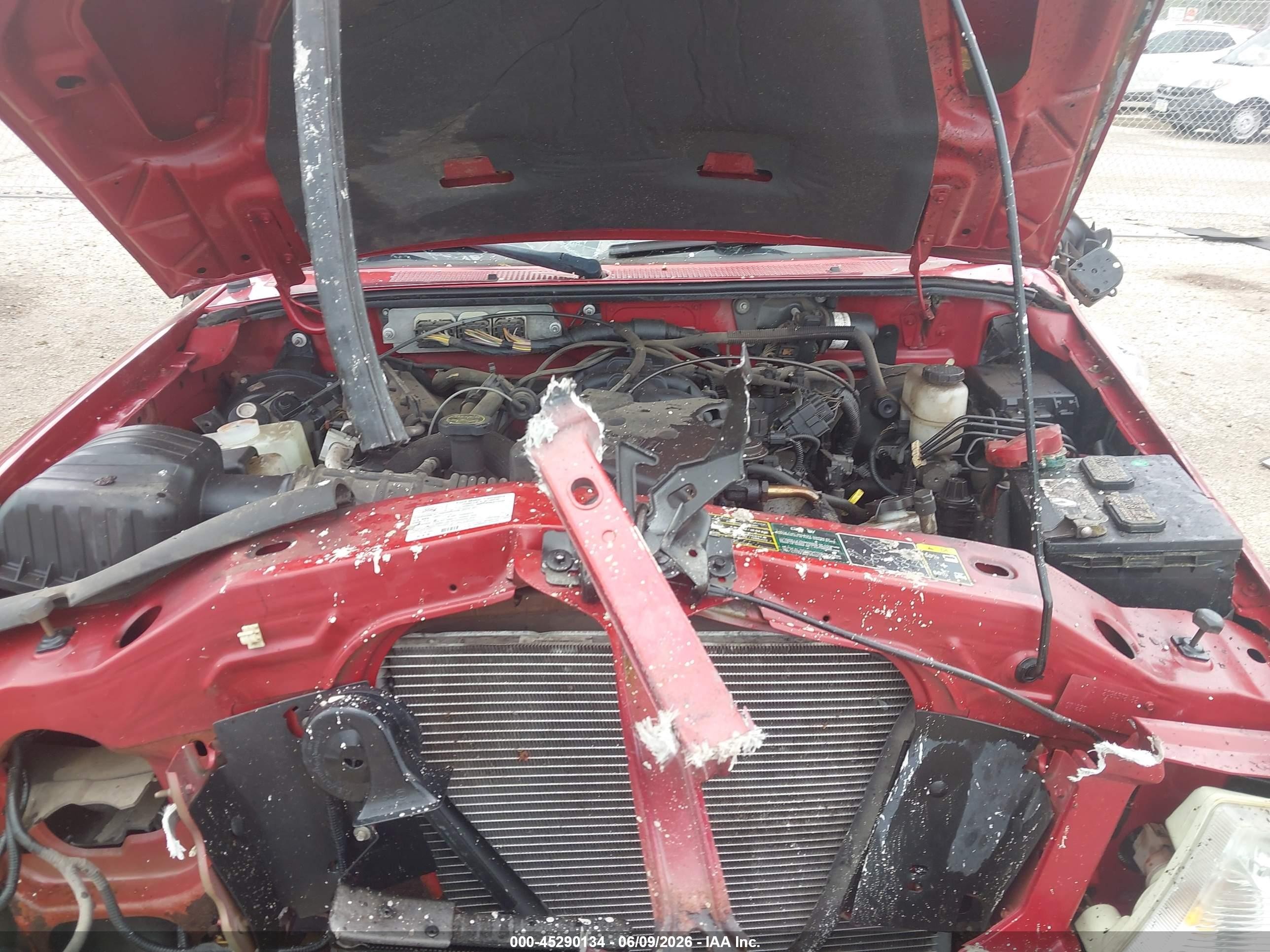 2008 Ford Ranger Xlt Red vin: 1FTZR45E48PA58088