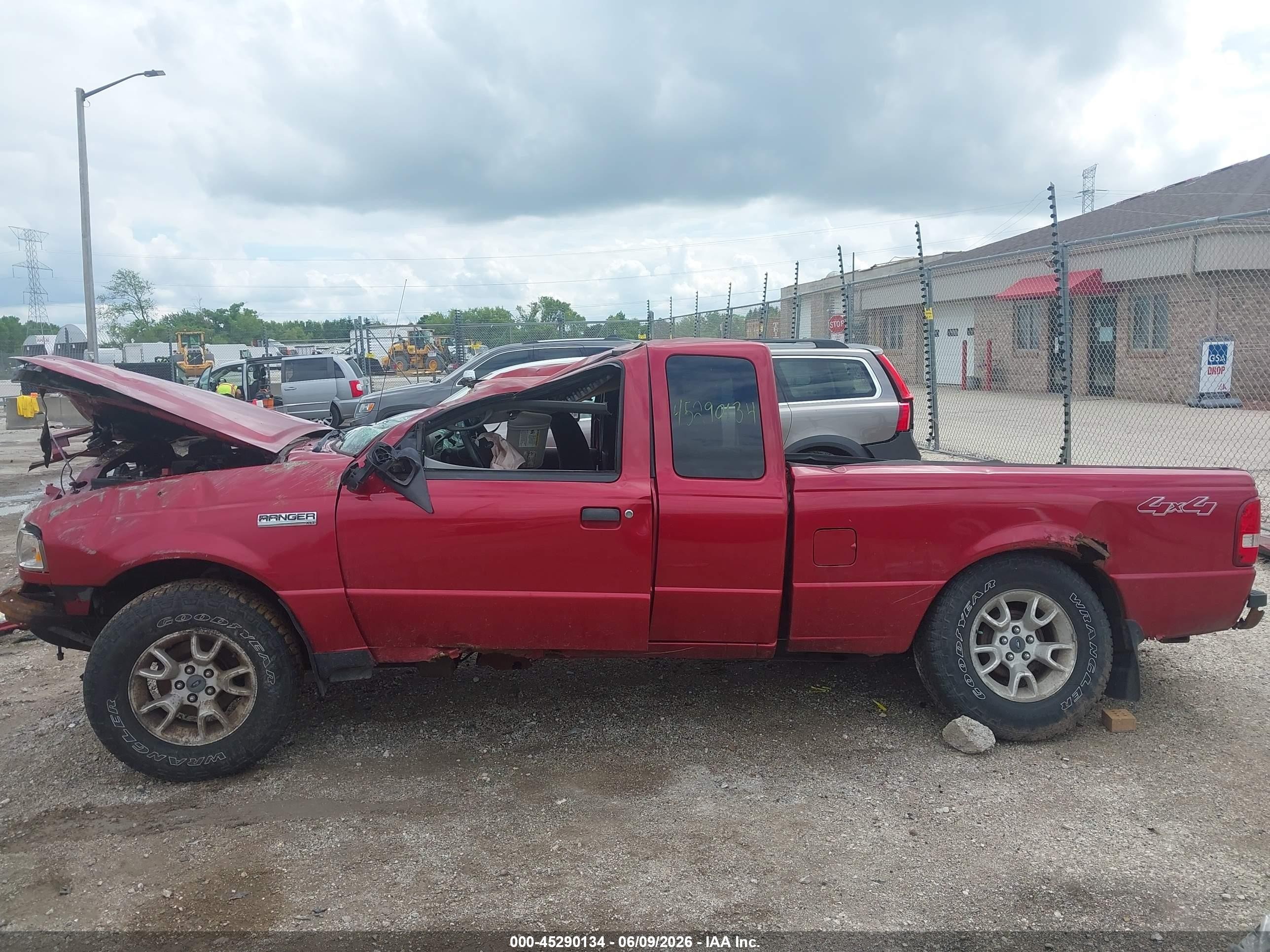 2008 Ford Ranger Xlt Red vin: 1FTZR45E48PA58088