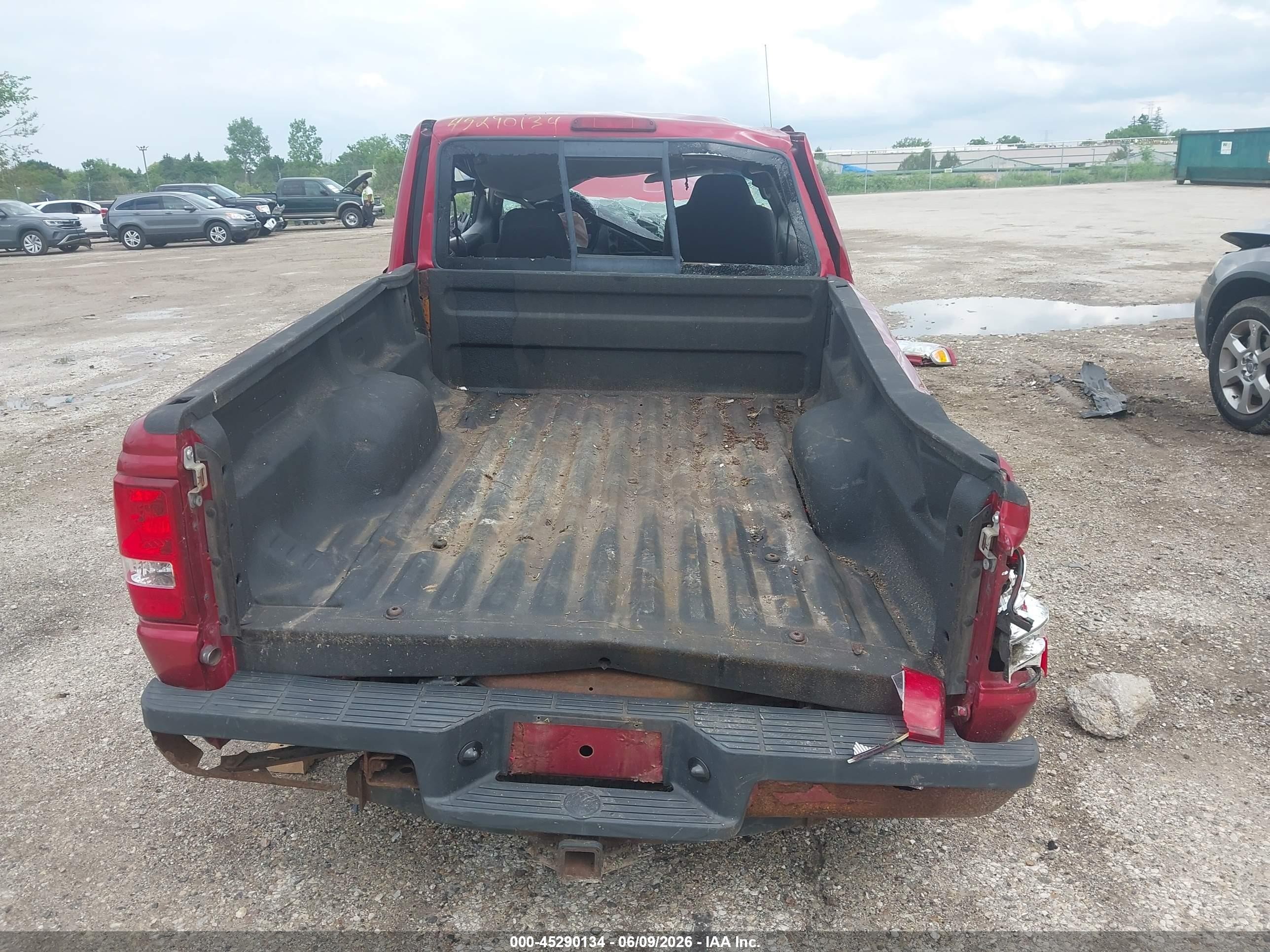 2008 Ford Ranger Xlt Red vin: 1FTZR45E48PA58088