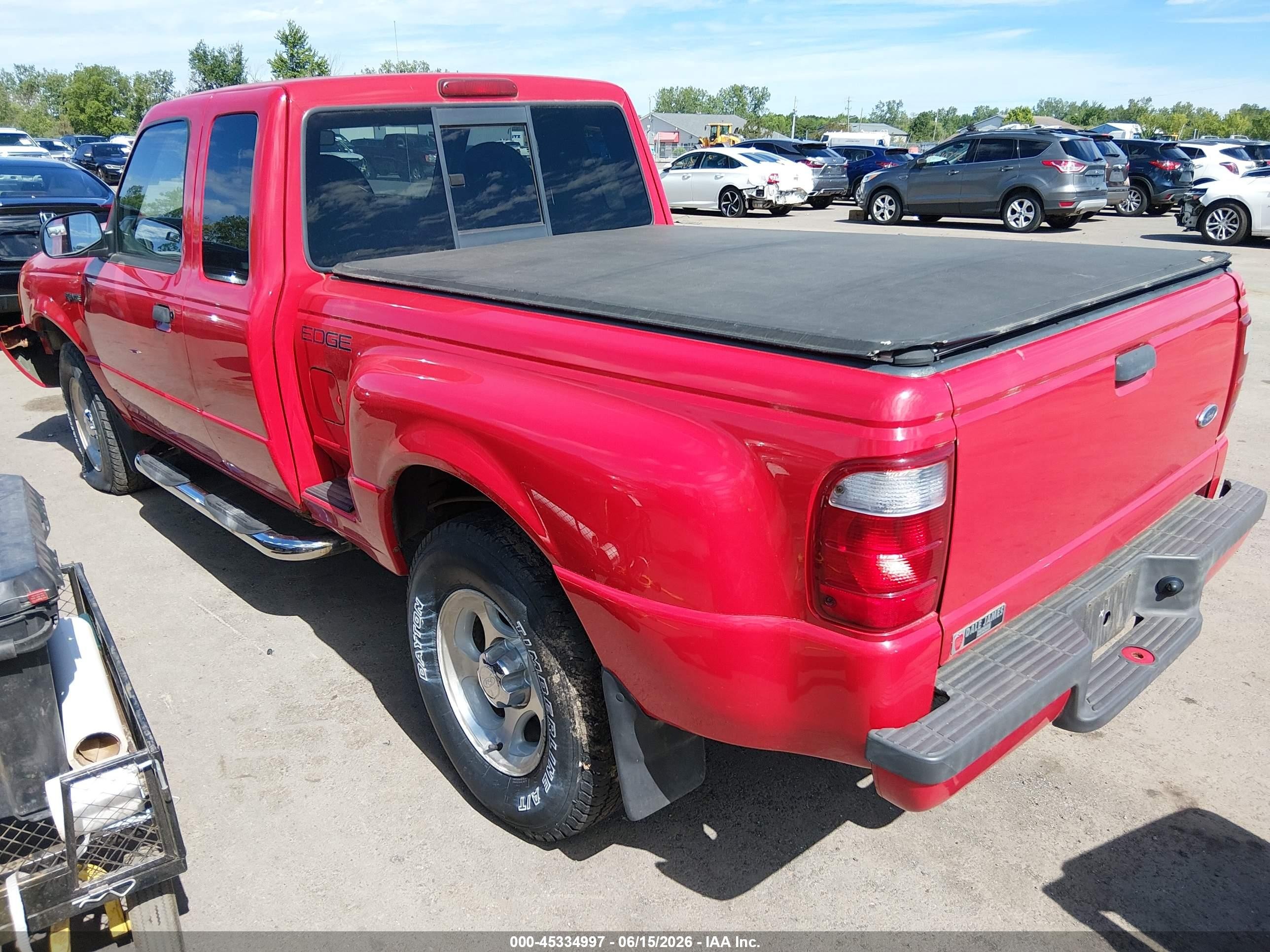 2002 Ford Ranger Edge/xlt Red vin: 1FTZR45E52PA88630