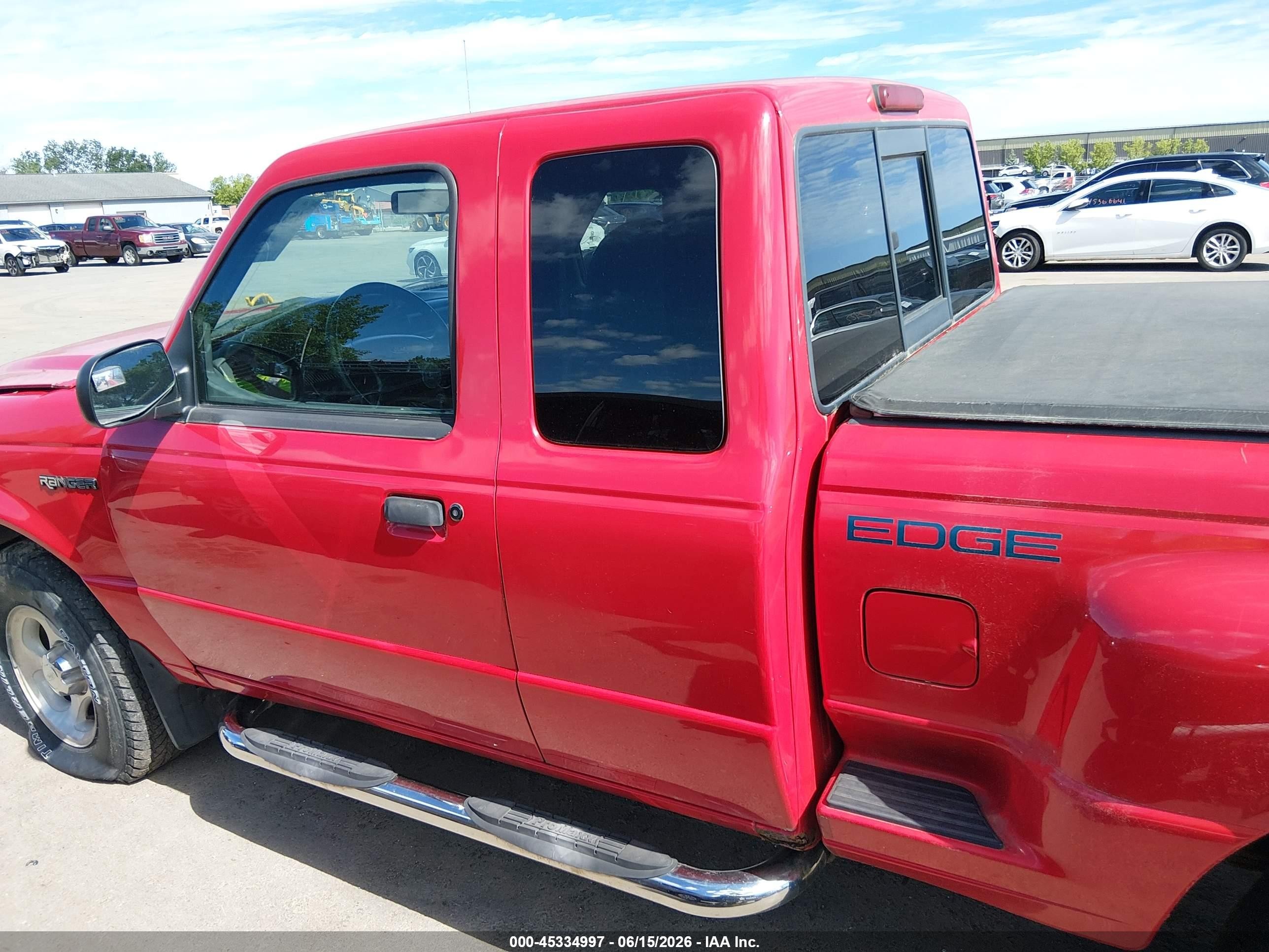 2002 Ford Ranger Edge/xlt Red vin: 1FTZR45E52PA88630