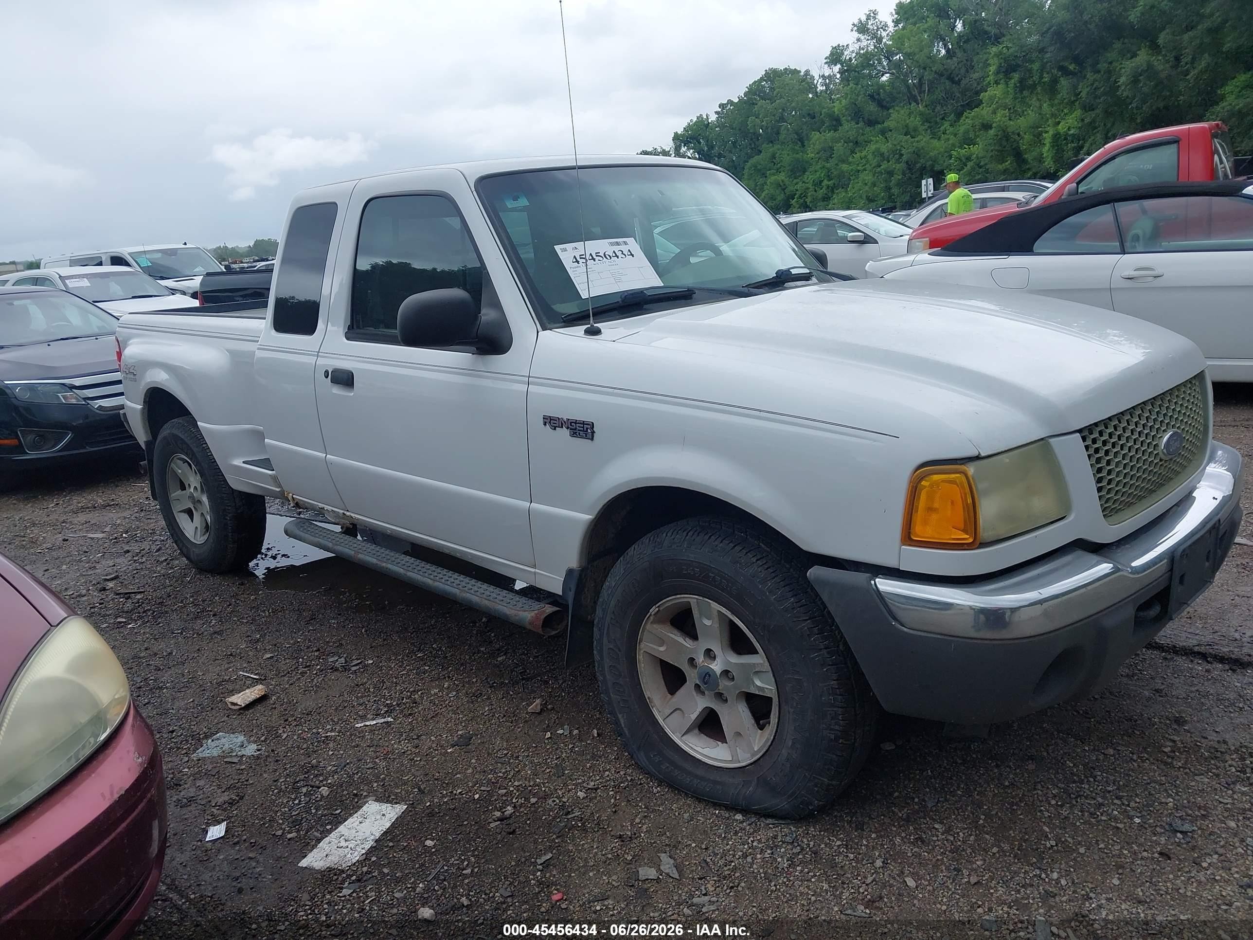 2002 Ford Ranger Edge/xlt White vin: 1FTZR45E52PB58028
