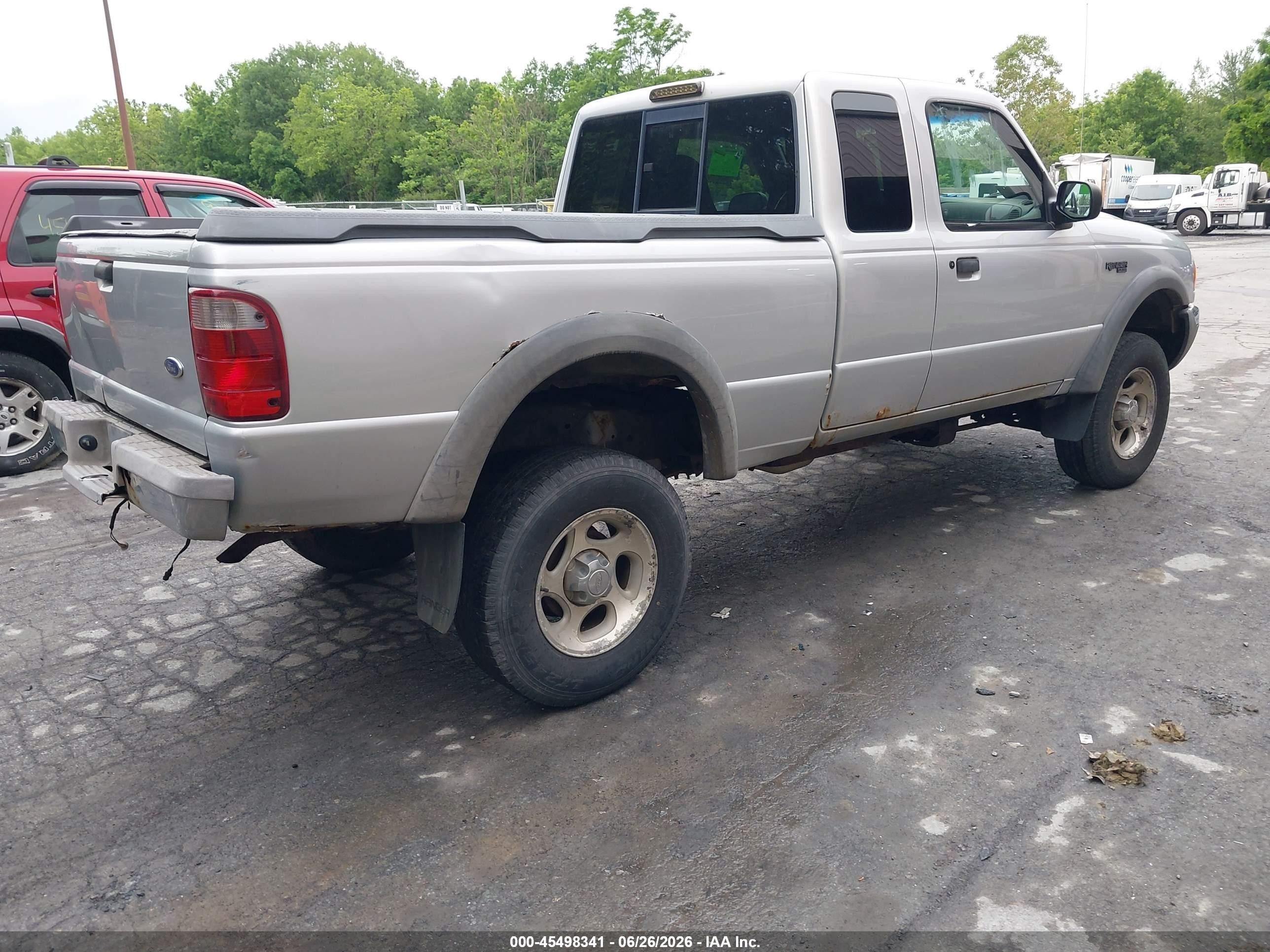 2002 Ford Ranger Edge/xlt Gray vin: 1FTZR45E52TA21985