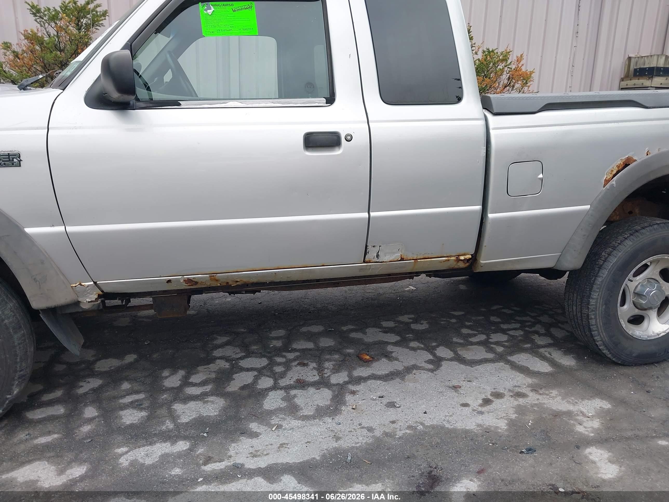 2002 Ford Ranger Edge/xlt Gray vin: 1FTZR45E52TA21985