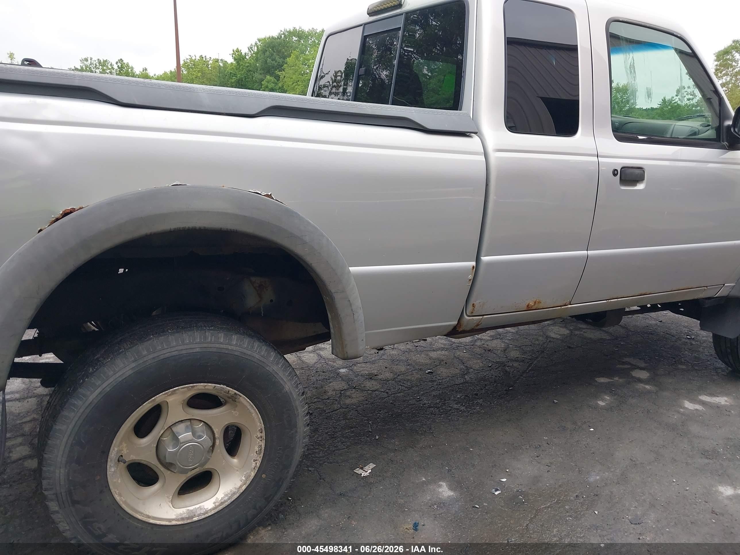2002 Ford Ranger Edge/xlt Gray vin: 1FTZR45E52TA21985