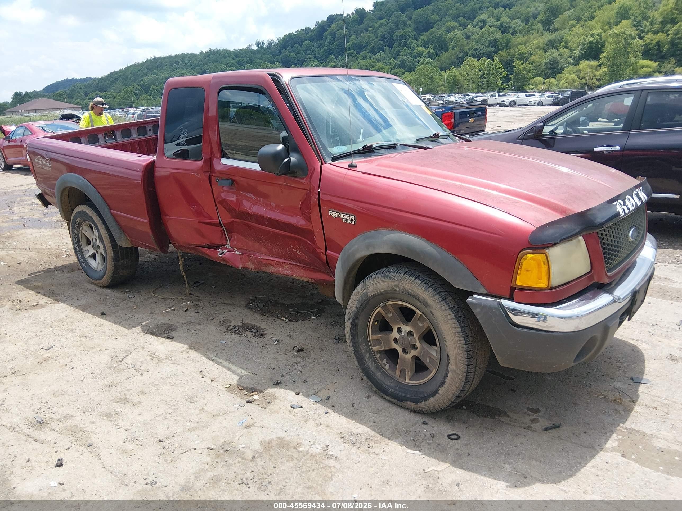 2002 Ford Ranger Edge/xlt Красный vin: 1FTZR45E52TA22330