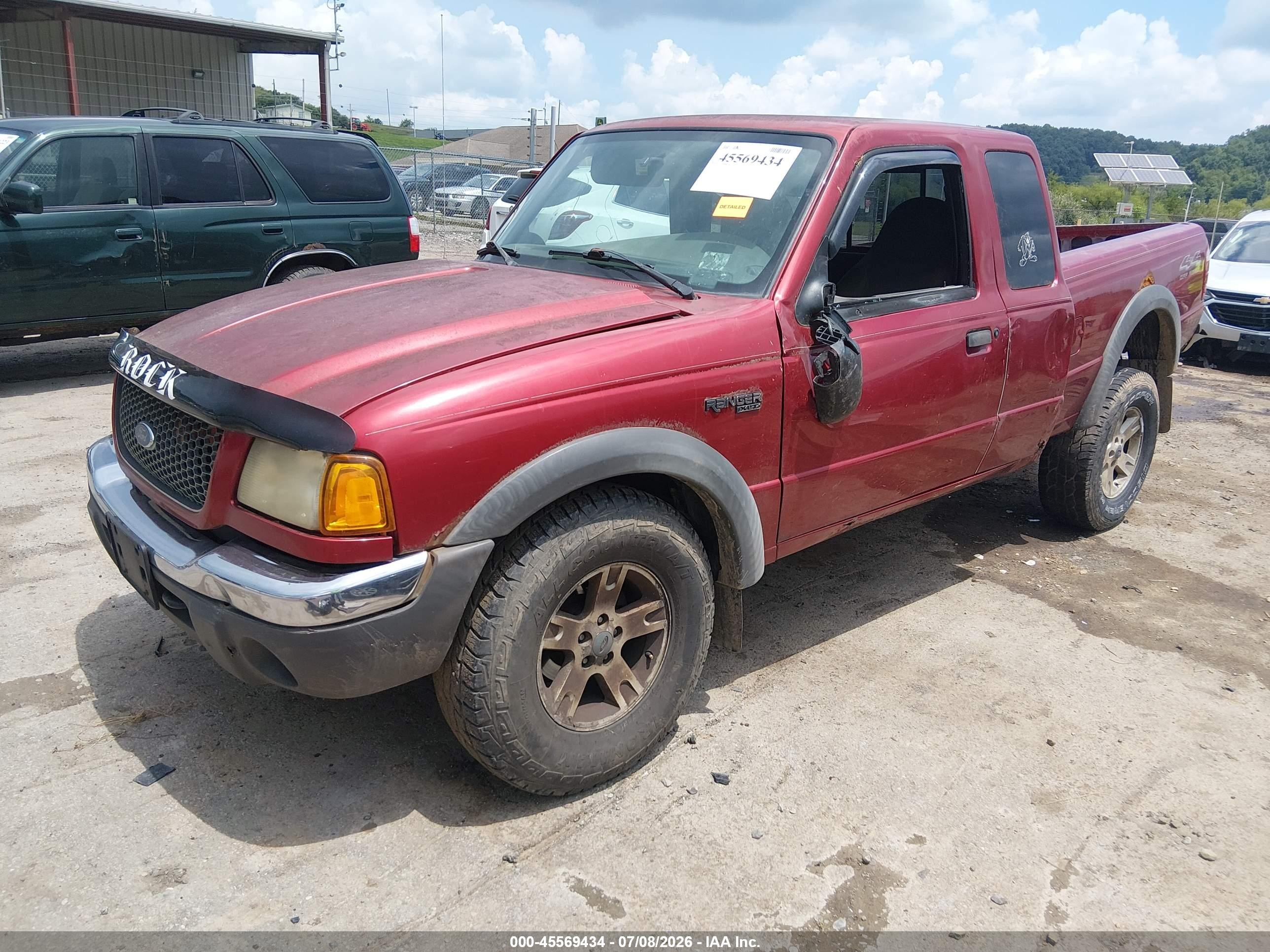 2002 Ford Ranger Edge/xlt Красный vin: 1FTZR45E52TA22330