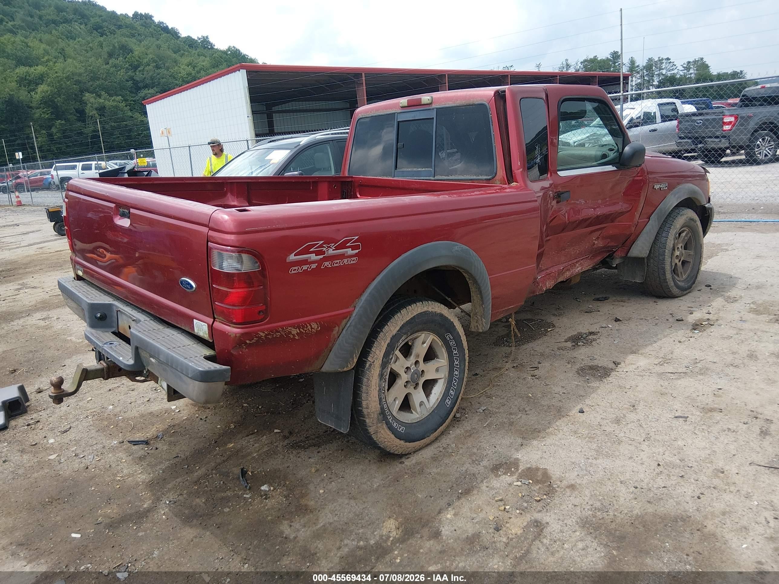 2002 Ford Ranger Edge/xlt Красный vin: 1FTZR45E52TA22330