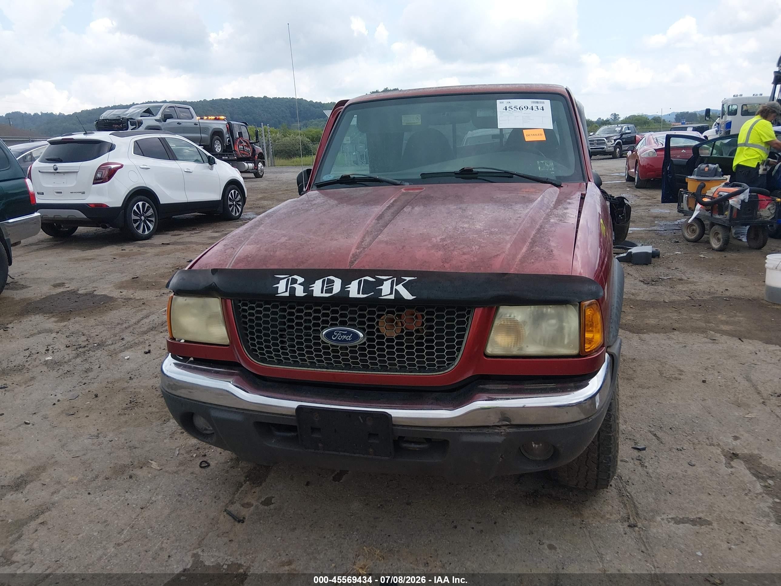 2002 Ford Ranger Edge/xlt Красный vin: 1FTZR45E52TA22330