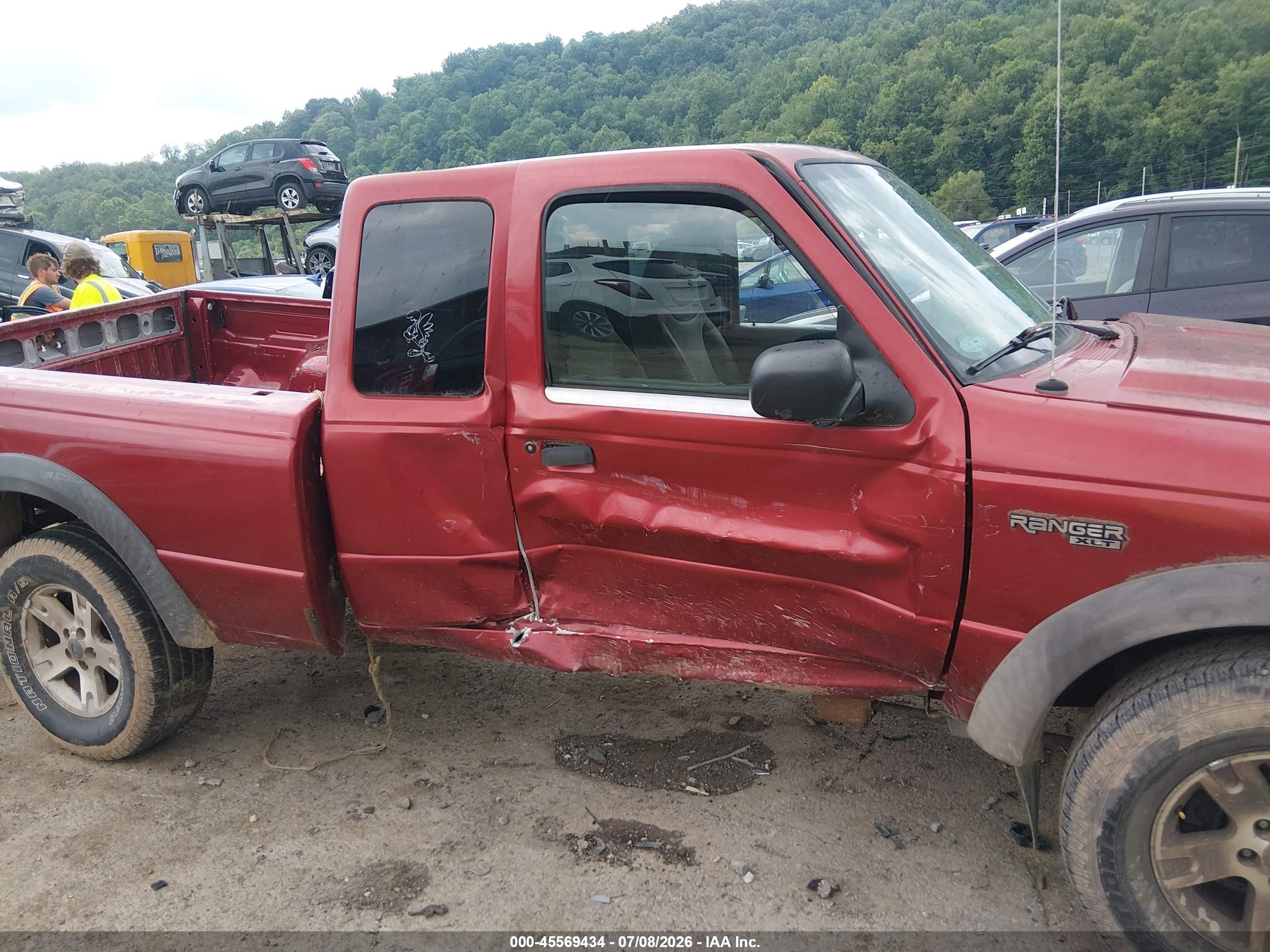 2002 Ford Ranger Edge/xlt Красный vin: 1FTZR45E52TA22330