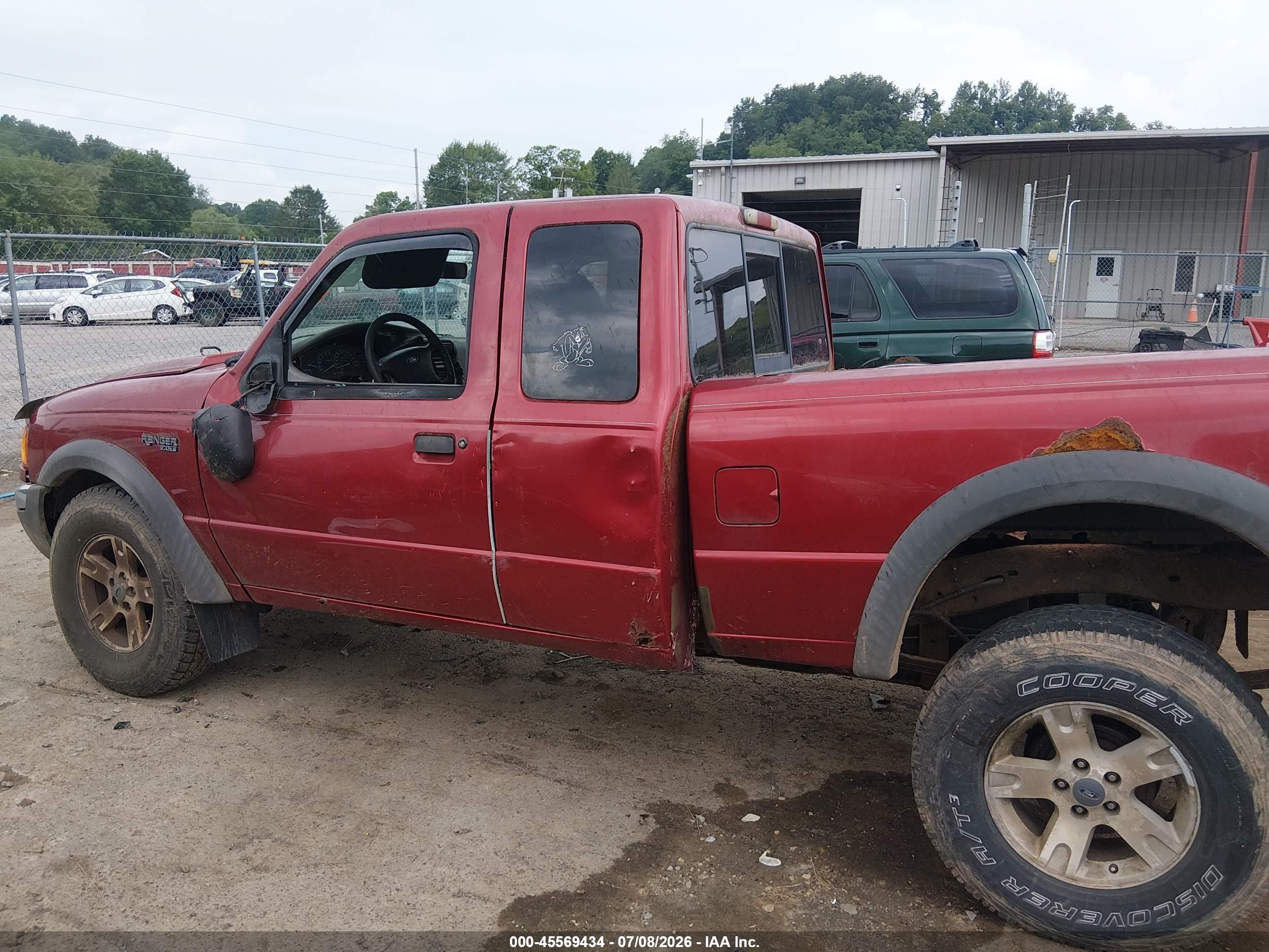 2002 Ford Ranger Edge/xlt Красный vin: 1FTZR45E52TA22330