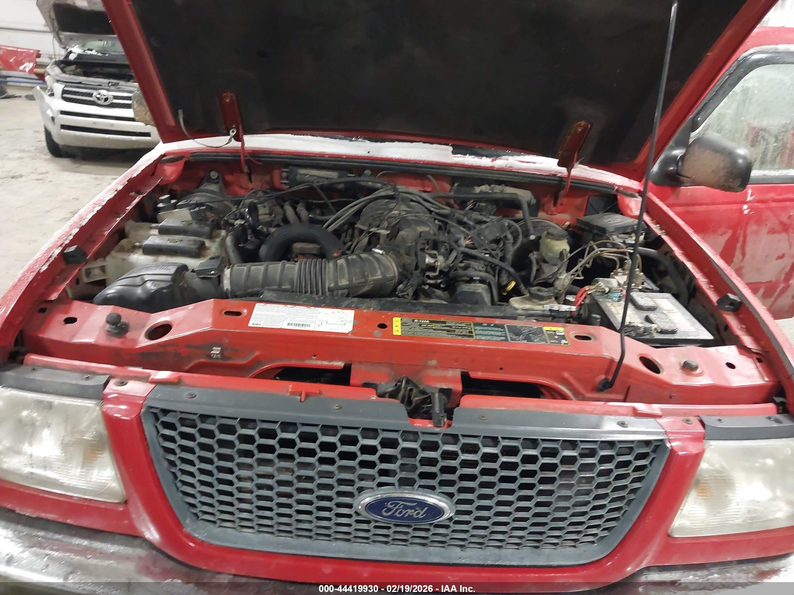 2003 Ford Ranger Edge/xlt Red vin: 1FTZR45E53PA84384