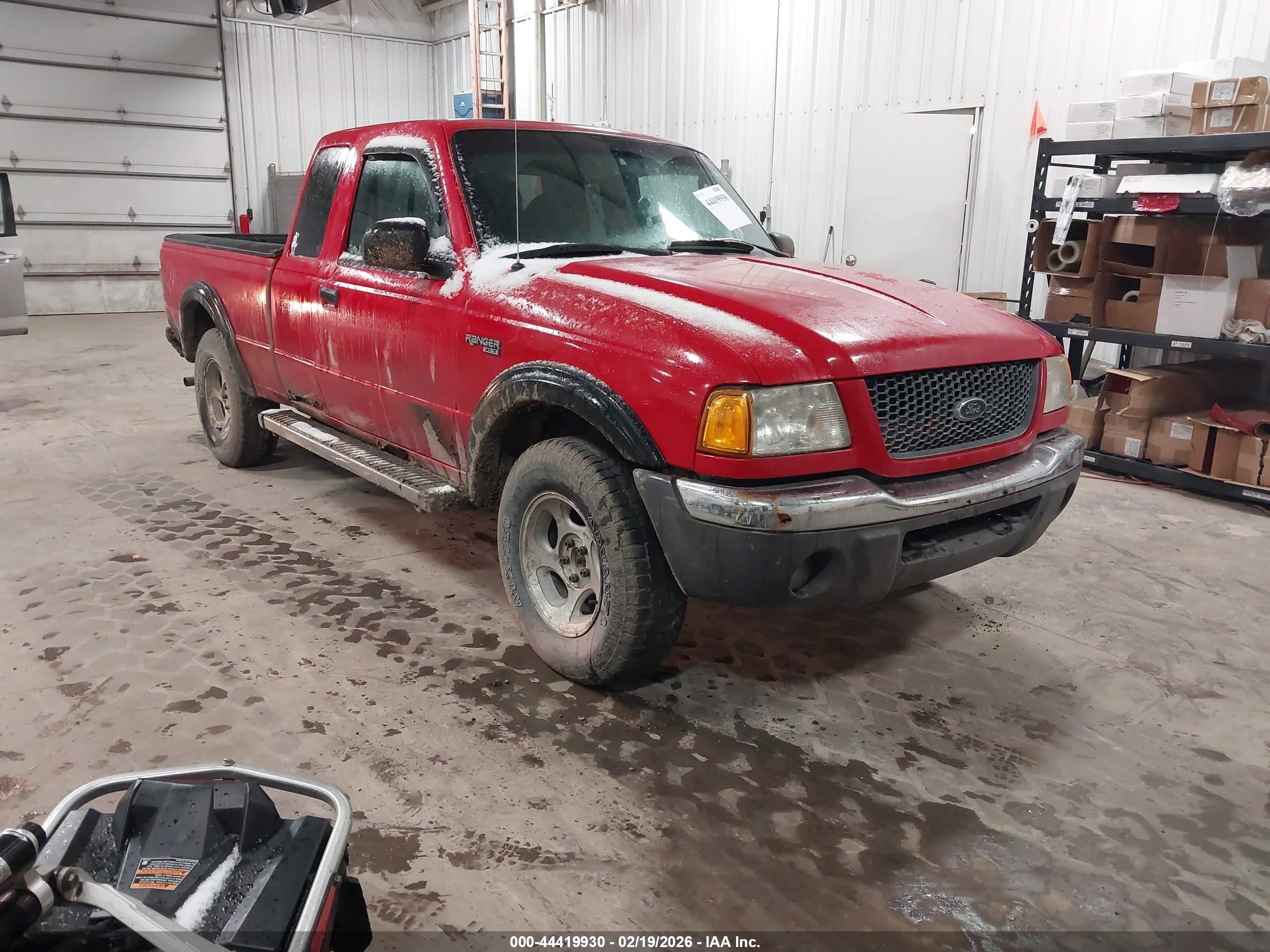 2003 Ford Ranger Edge/xlt Red vin: 1FTZR45E53PA84384