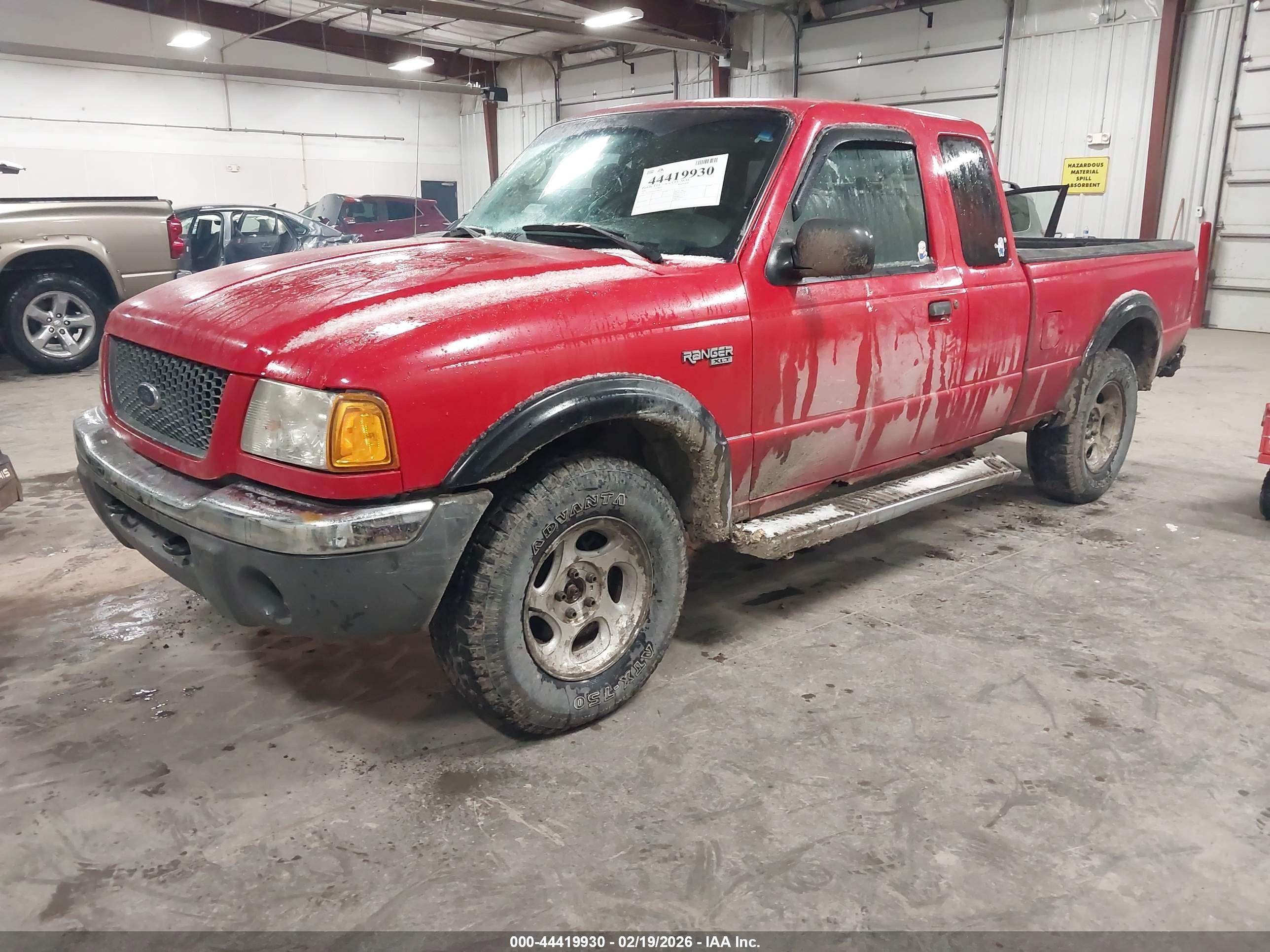 2003 Ford Ranger Edge/xlt Red vin: 1FTZR45E53PA84384