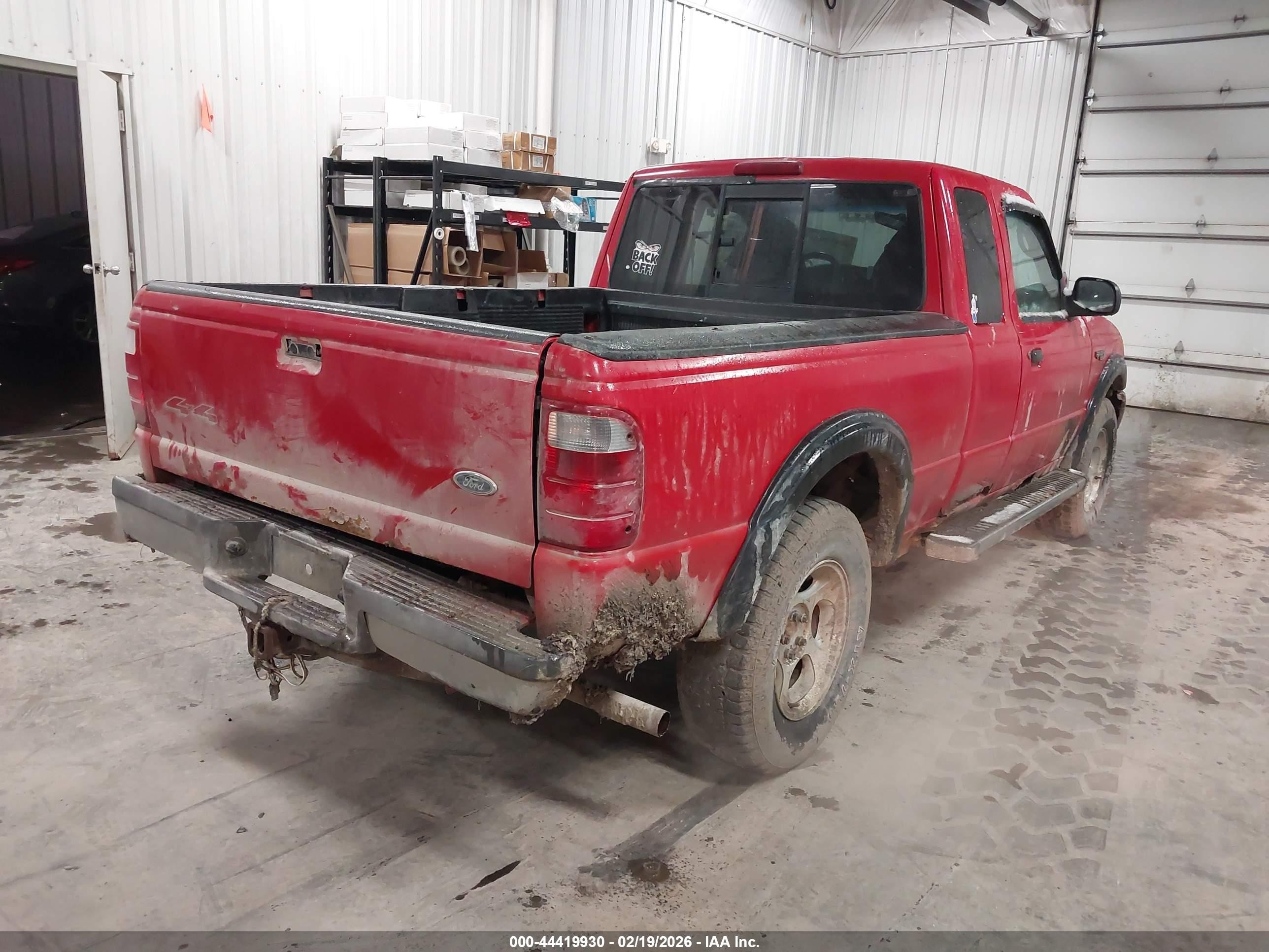 2003 Ford Ranger Edge/xlt Red vin: 1FTZR45E53PA84384