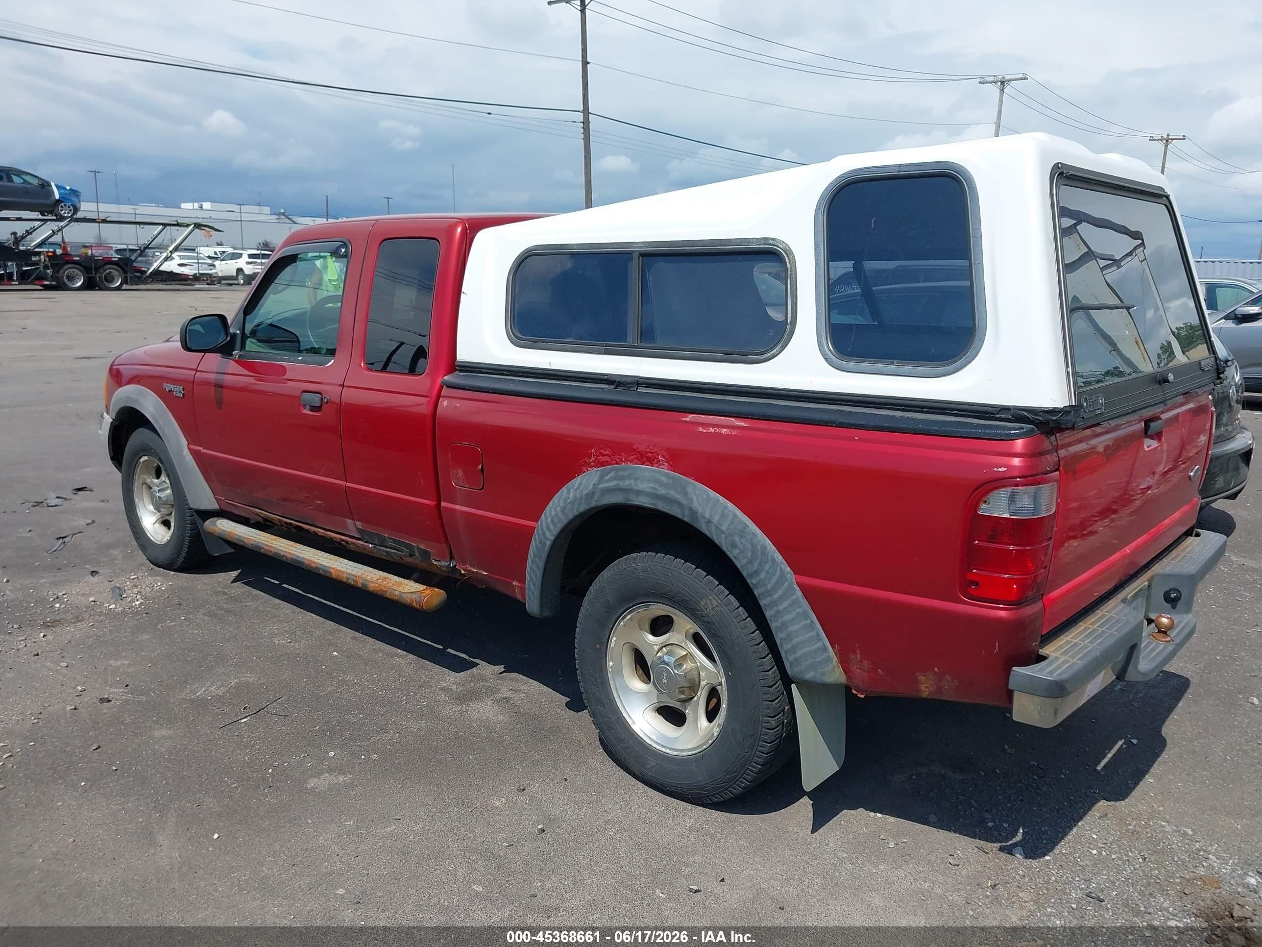 2003 Ford Ranger Edge/xlt Красный vin: 1FTZR45E53TA07750