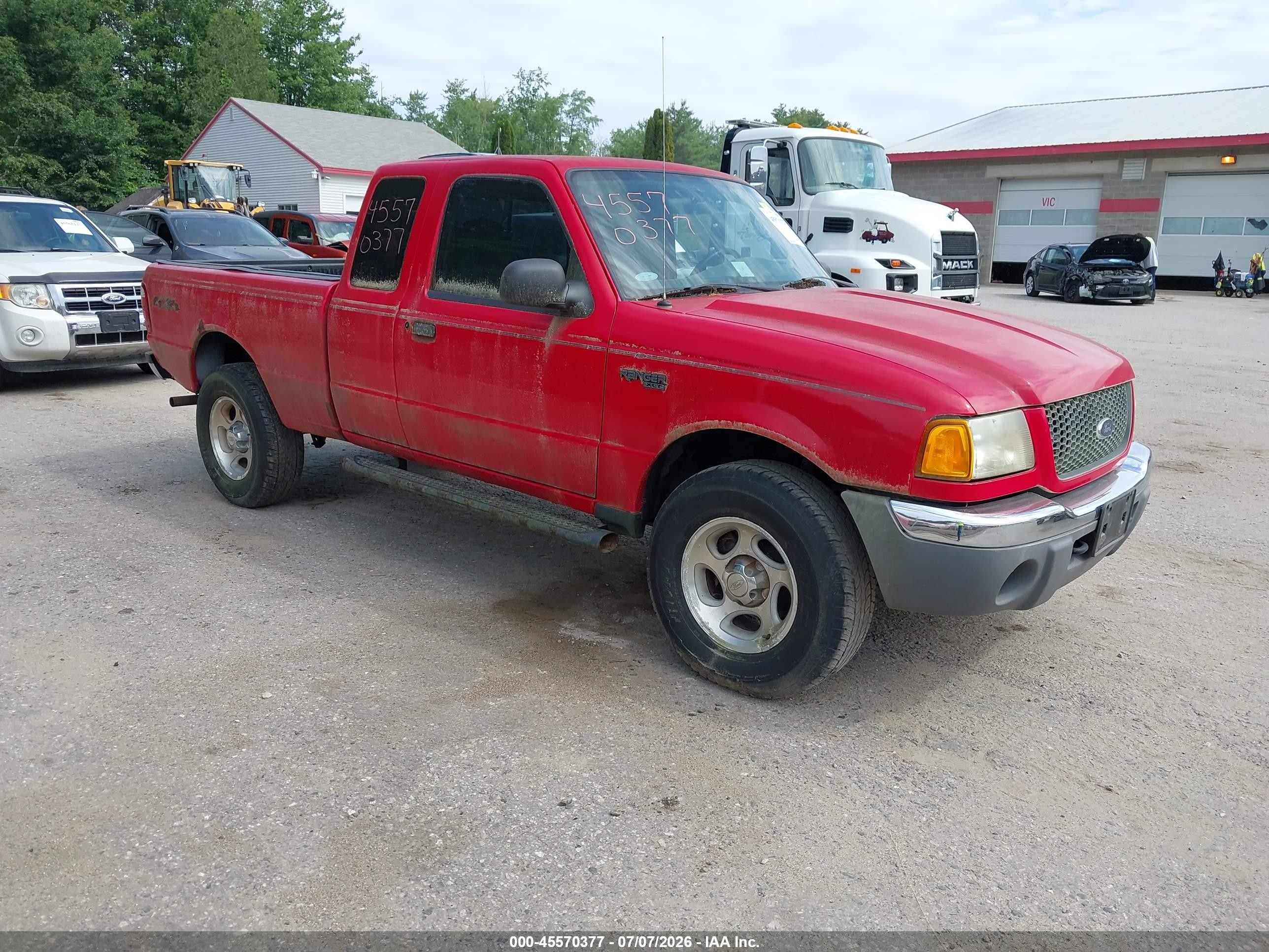 2003 Ford Ranger Edge/xlt Red vin: 1FTZR45E53TA26685