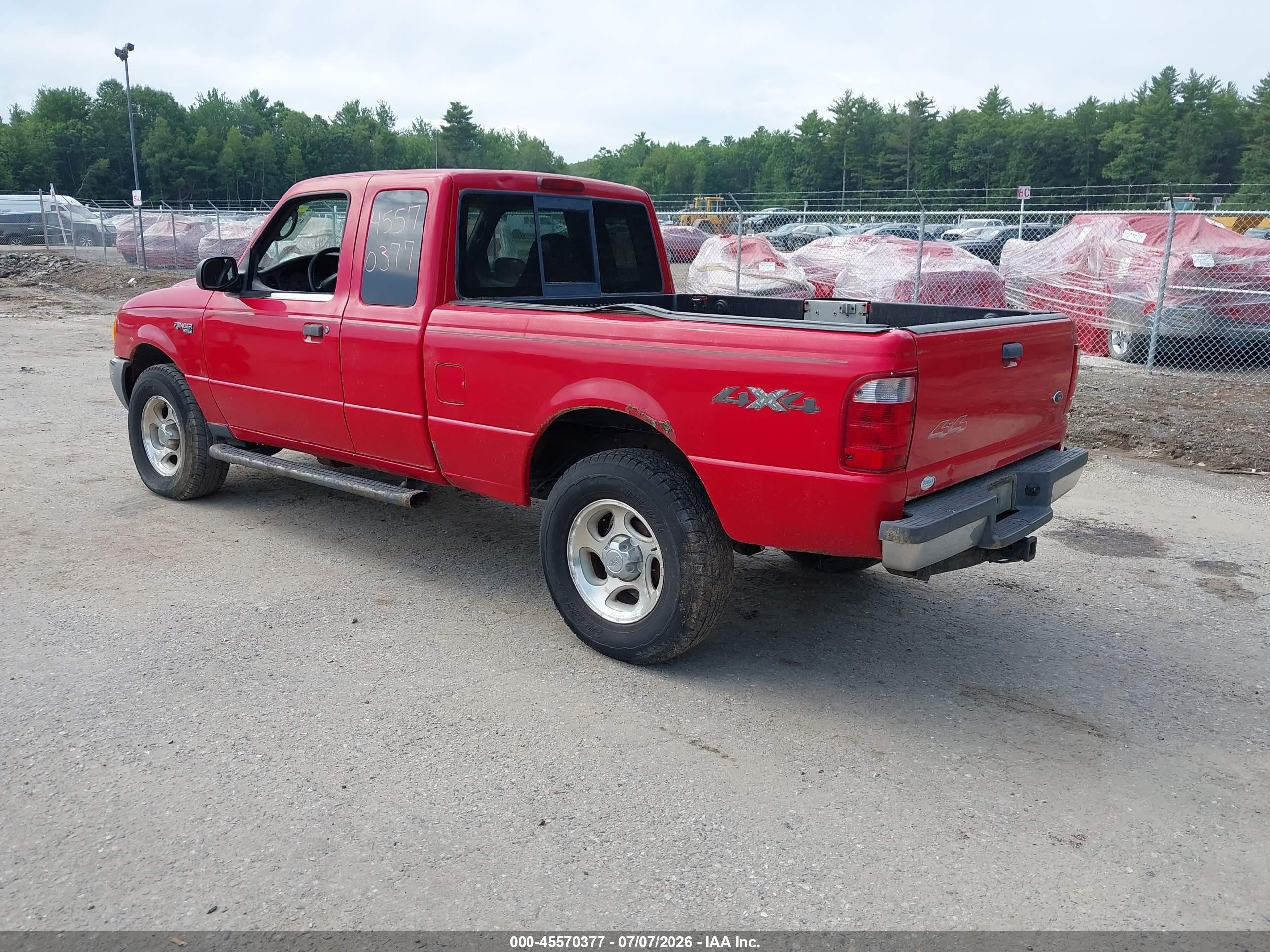 2003 Ford Ranger Edge/xlt Красный vin: 1FTZR45E53TA26685