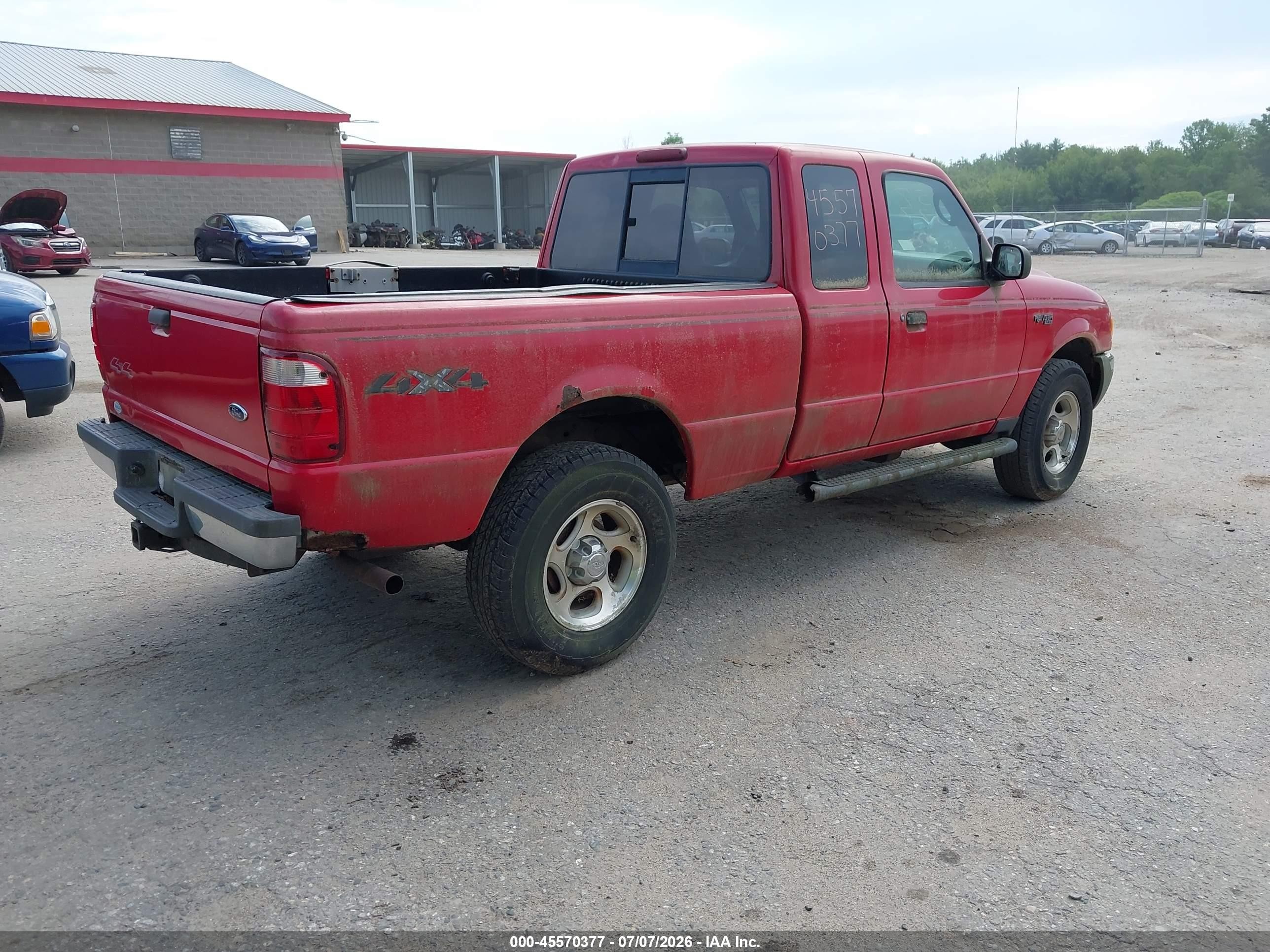 2003 Ford Ranger Edge/xlt Красный vin: 1FTZR45E53TA26685