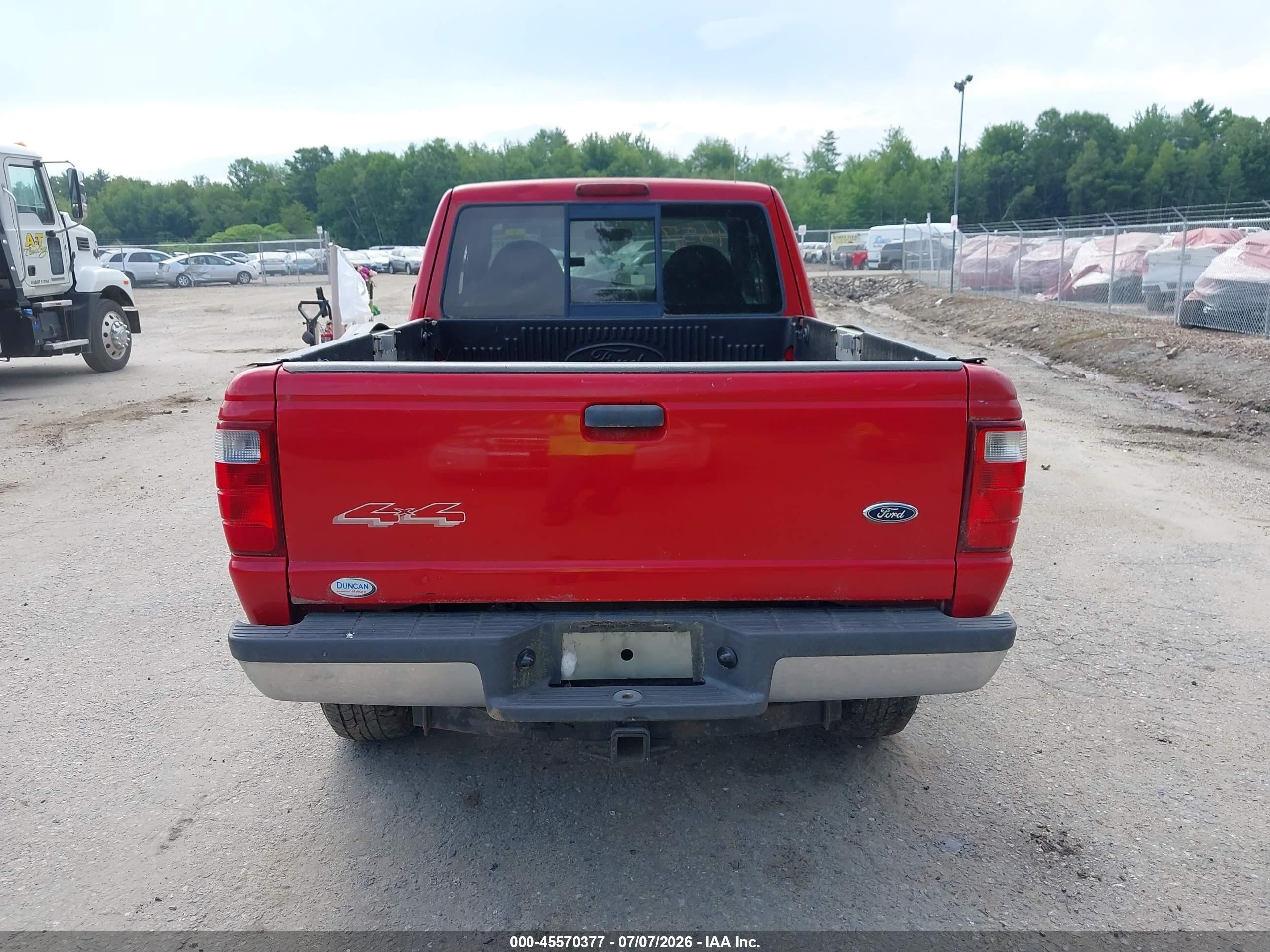 2003 Ford Ranger Edge/xlt Красный vin: 1FTZR45E53TA26685