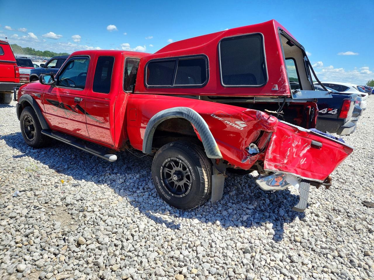 2004 Ford Ranger Super Cab Red vin: 1FTZR45E54PB52121