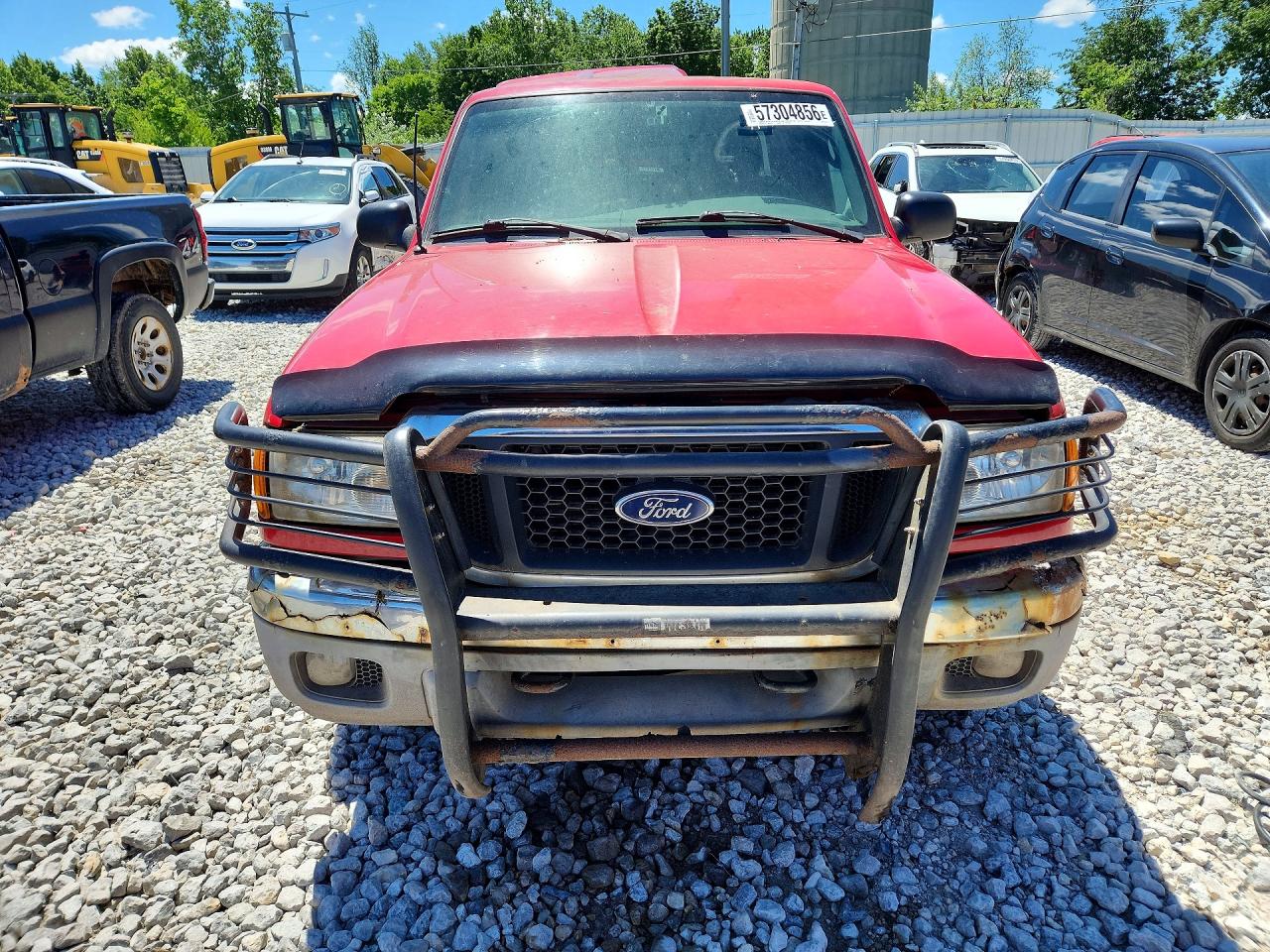 2004 Ford Ranger Super Cab Red vin: 1FTZR45E54PB52121