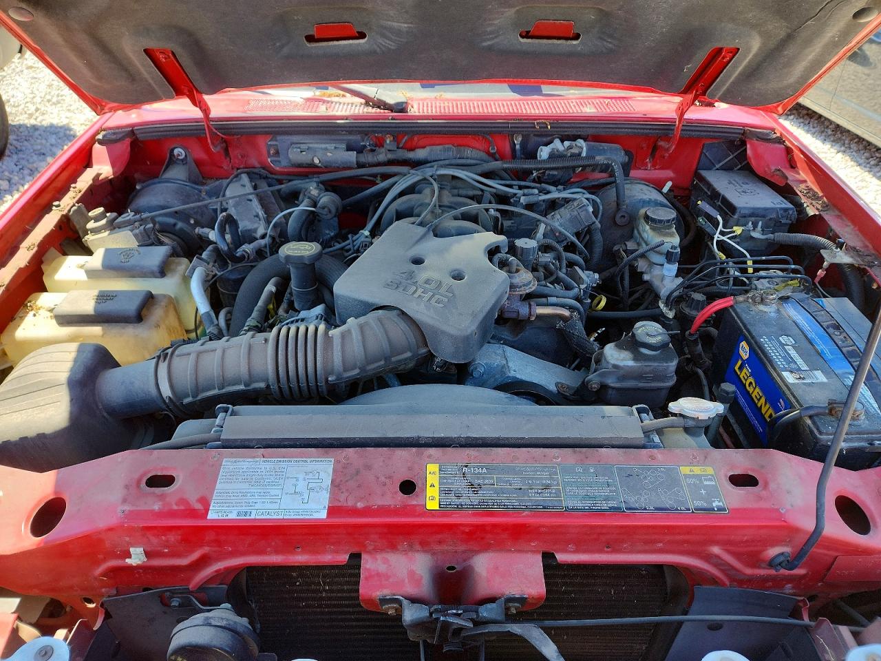 2004 Ford Ranger Super Cab Red vin: 1FTZR45E54PB52121