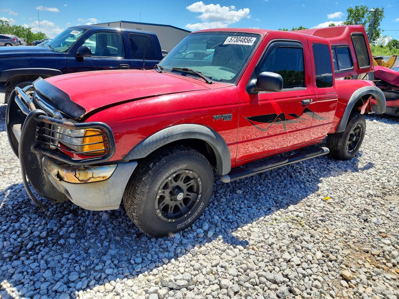 2004 Ford Ranger Super Cab Red vin: 1FTZR45E54PB52121