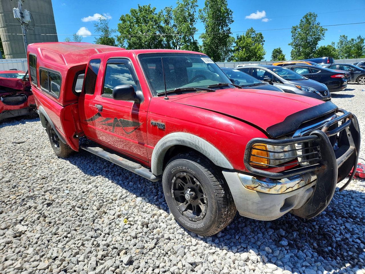 2004 Ford Ranger Super Cab Red vin: 1FTZR45E54PB52121