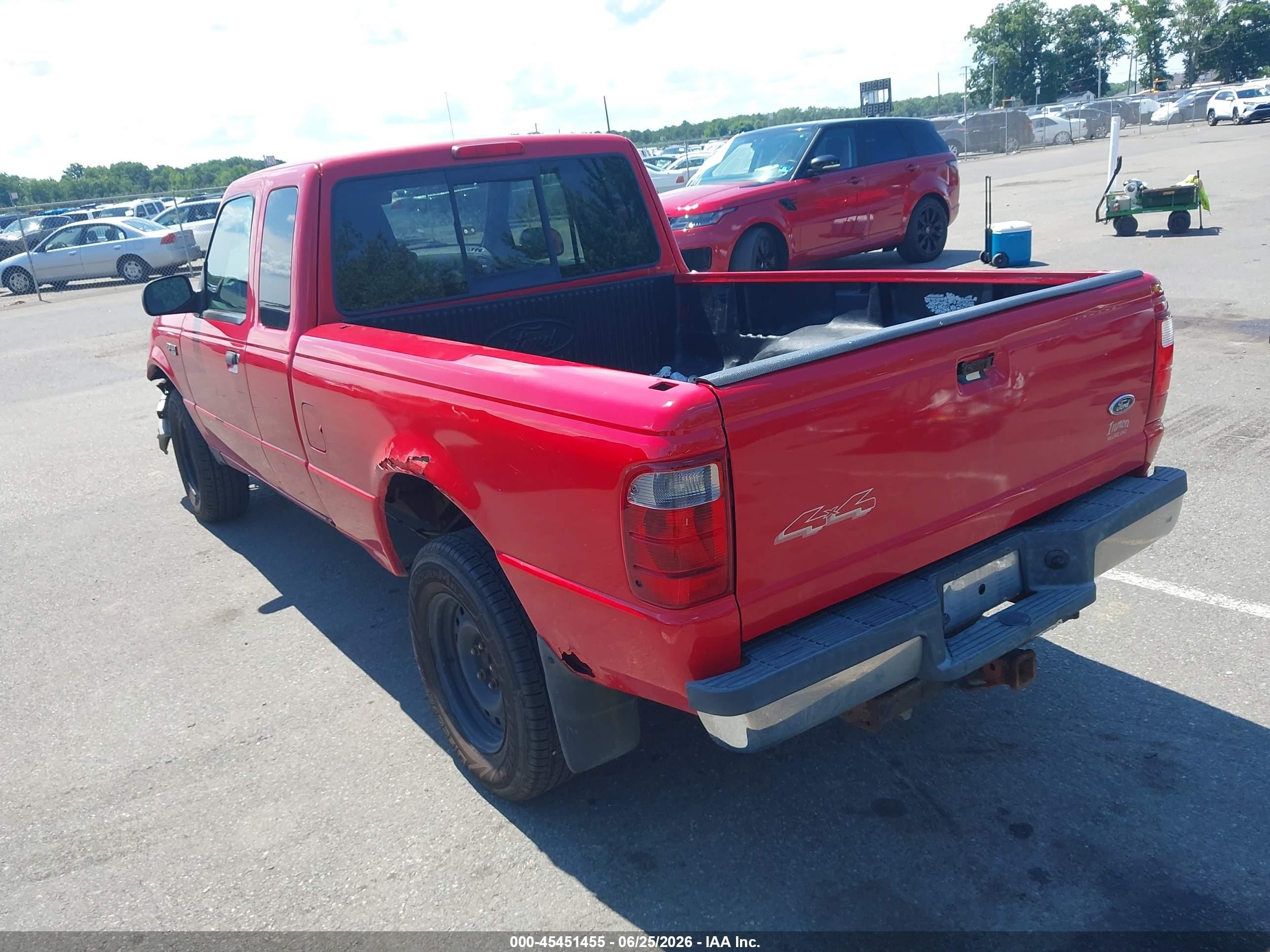 2005 Ford Ranger Edge/fx4 Level Ii/fx4 Off-road/xlt Red vin: 1FTZR45E55PA12989