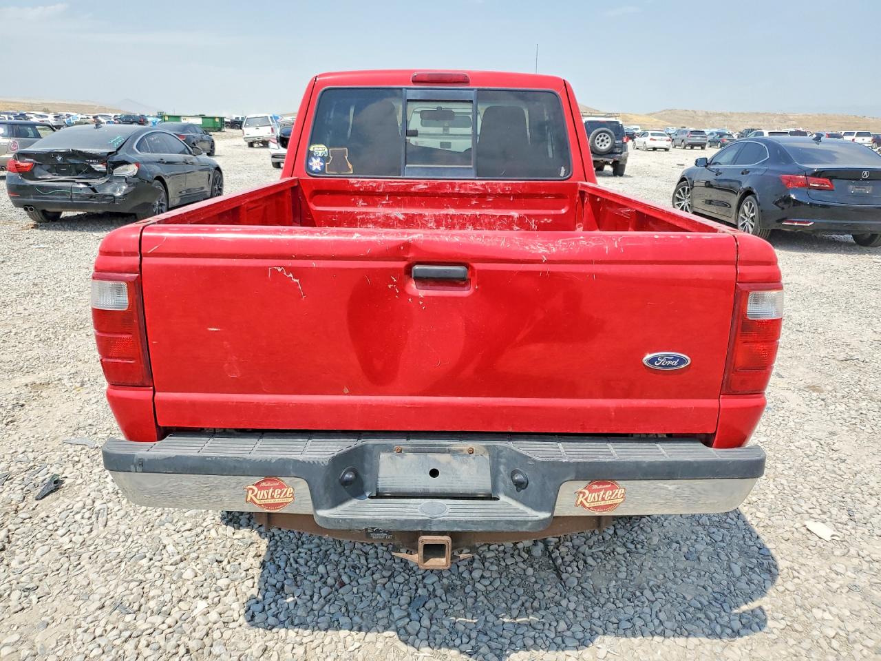 2005 Ford Ranger Super Cab Red vin: 1FTZR45E55PA37620