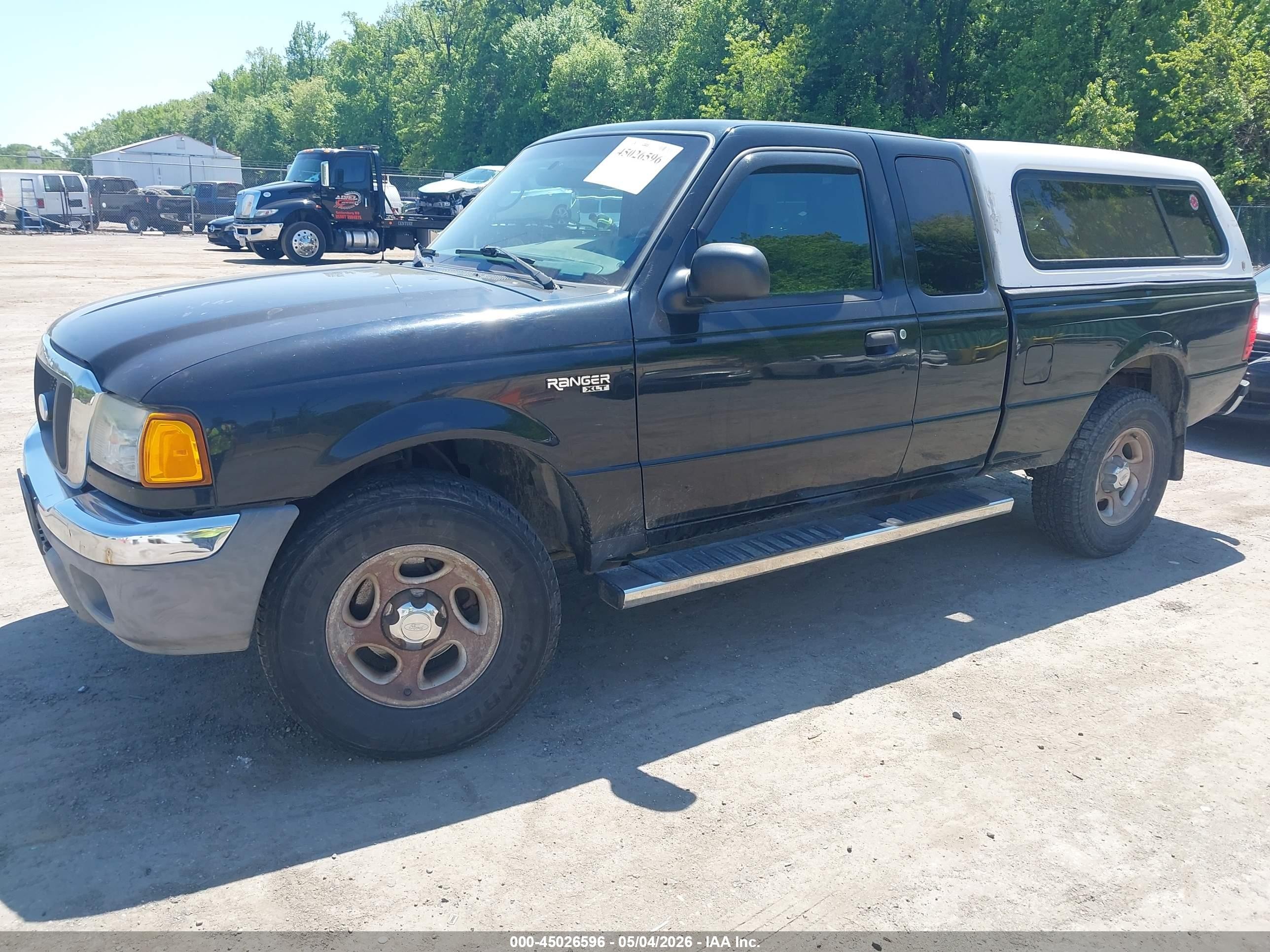 2005 Ford Ranger Edge/fx4 Level Ii/fx4 Off-road/xlt Black vin: 1FTZR45E55PA64283