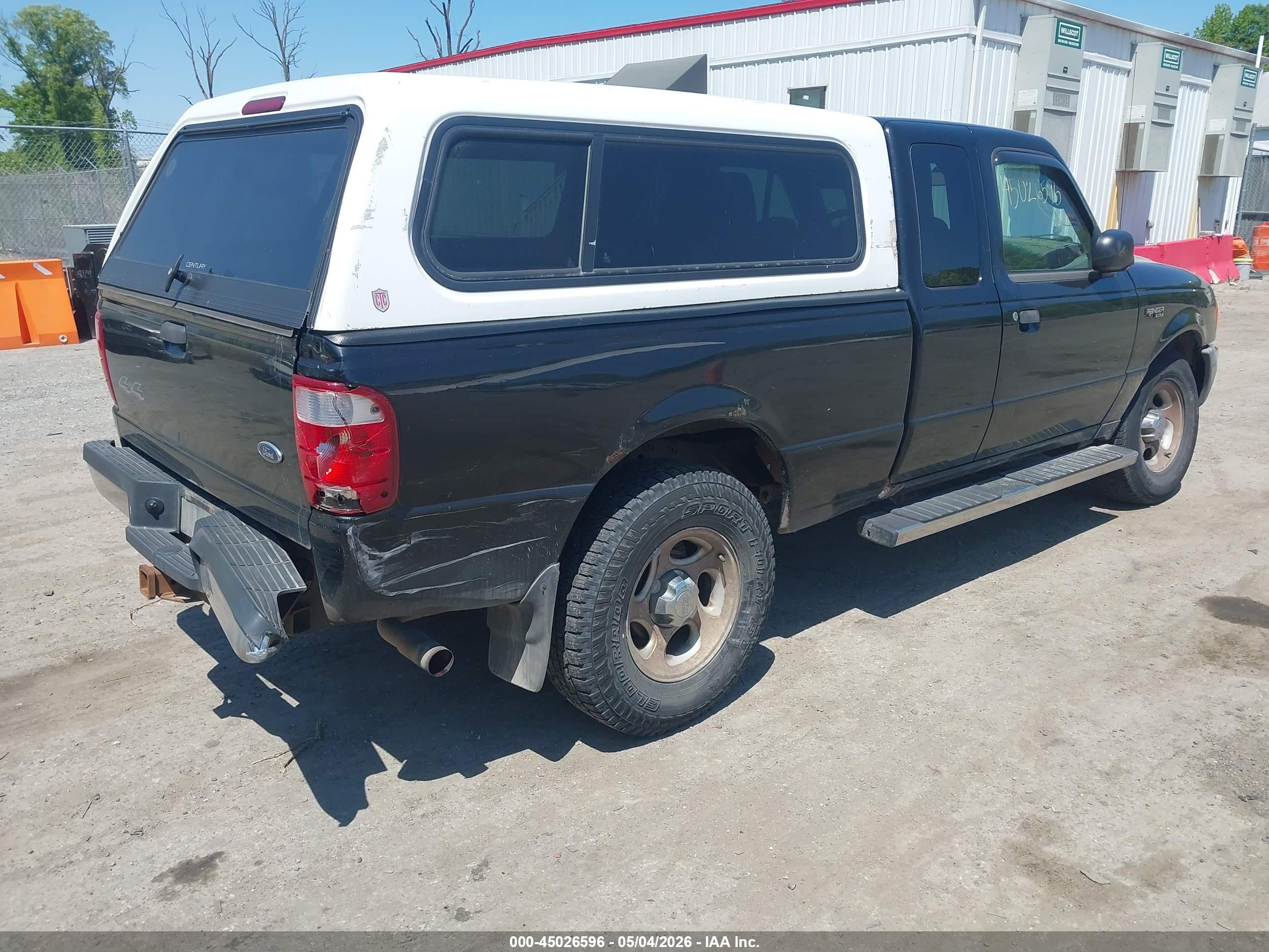 2005 Ford Ranger Edge/fx4 Level Ii/fx4 Off-road/xlt Black vin: 1FTZR45E55PA64283