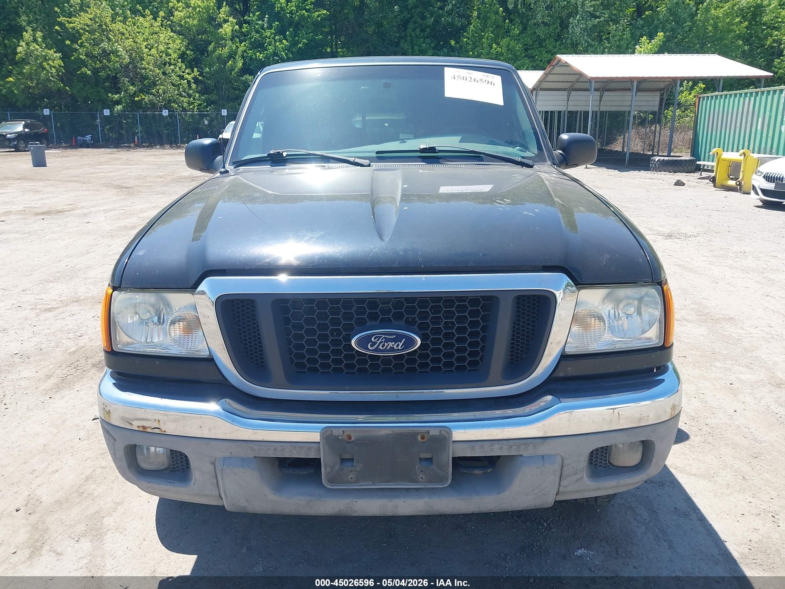 2005 Ford Ranger Edge/fx4 Level Ii/fx4 Off-road/xlt Black vin: 1FTZR45E55PA64283