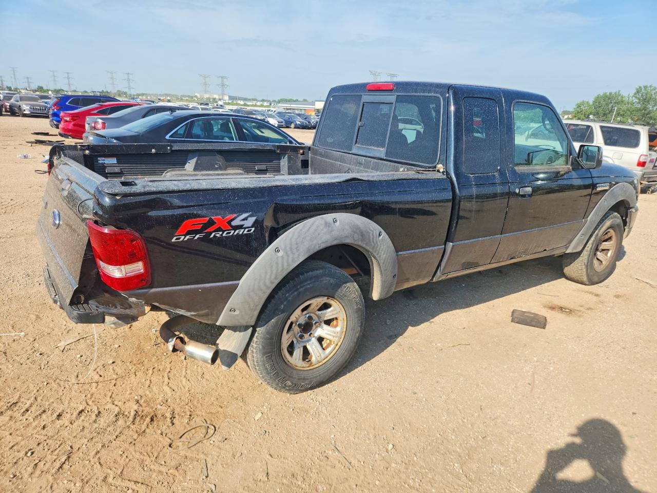 2006 Ford Ranger Super Cab Black vin: 1FTZR45E56PA46335