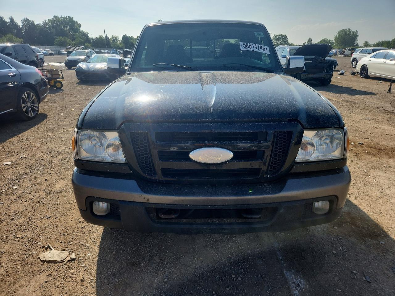2006 Ford Ranger Super Cab Black vin: 1FTZR45E56PA46335