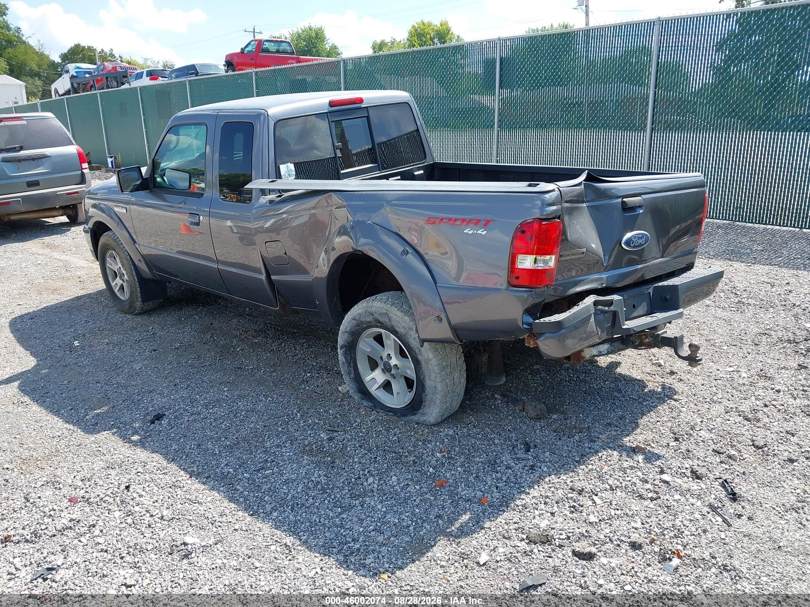 2007 Ford Ranger   Gray vin: 1FTZR45E57PA70443