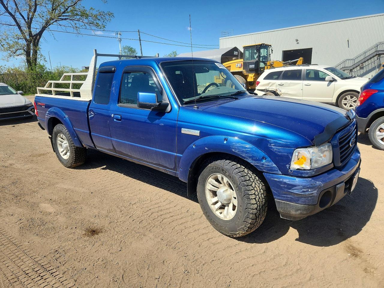 2009 Ford Ranger Super Cab Blue vin: 1FTZR45E59PA47490