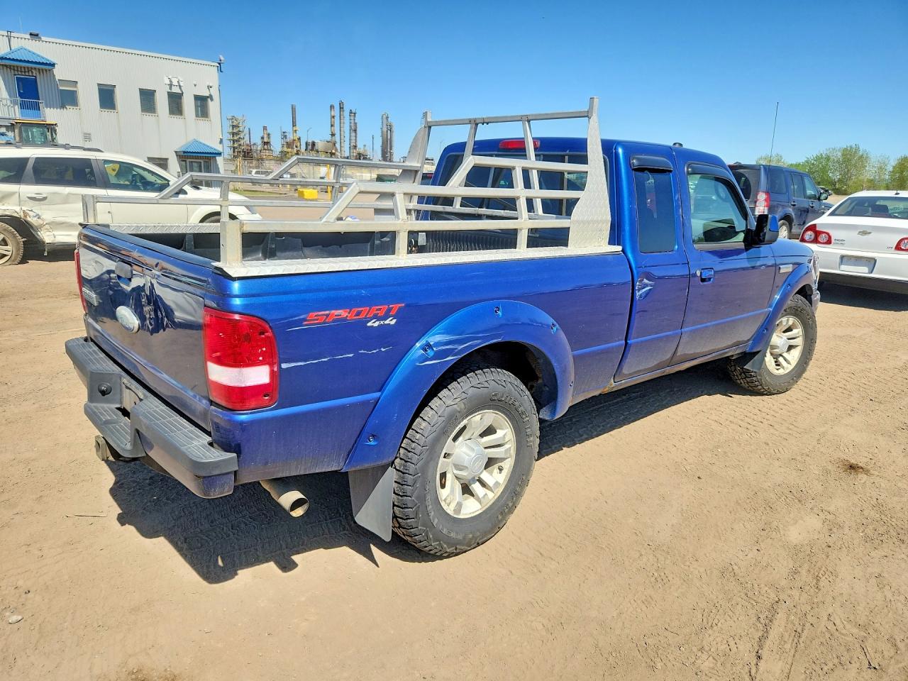 2009 Ford Ranger Super Cab Blue vin: 1FTZR45E59PA47490
