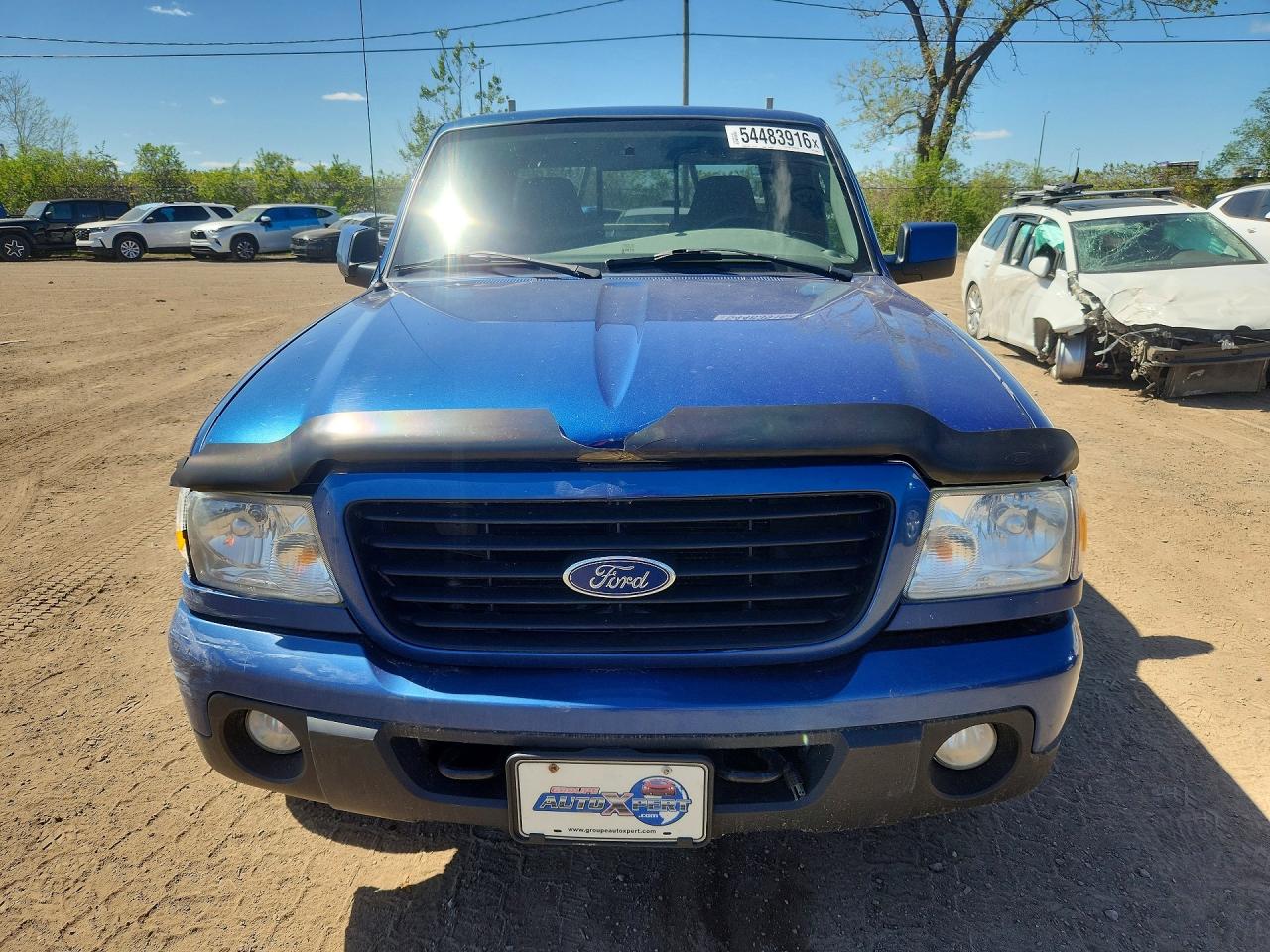 2009 Ford Ranger Super Cab Blue vin: 1FTZR45E59PA47490