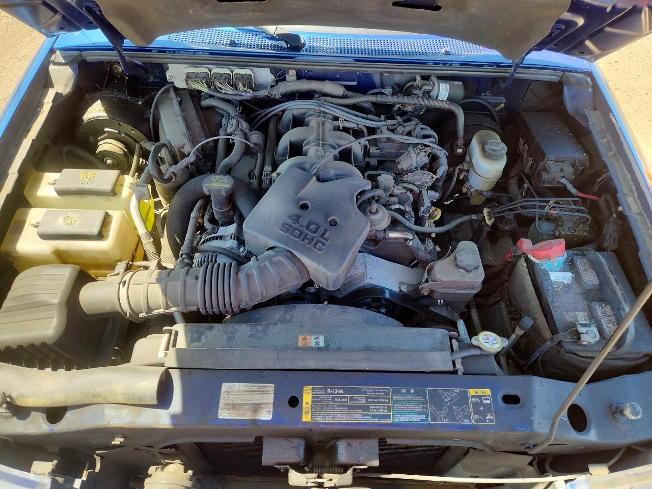 2009 Ford Ranger Super Cab Blue vin: 1FTZR45E59PA47490