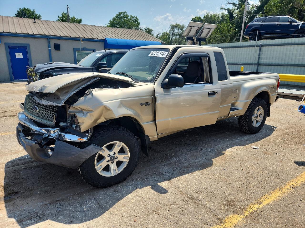 2002 Ford Ranger Super Cab Gold vin: 1FTZR45E62PA63784