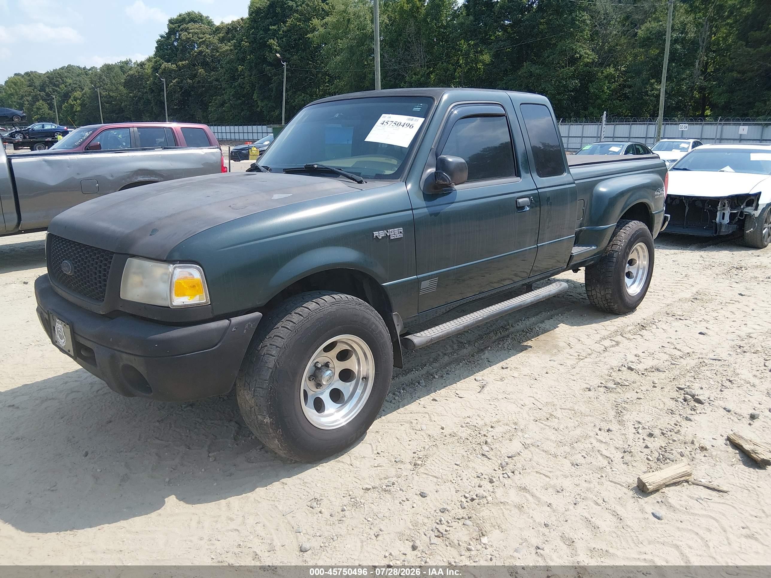 2002 Ford Ranger Edge/xlt Зеленый vin: 1FTZR45E62PA73991