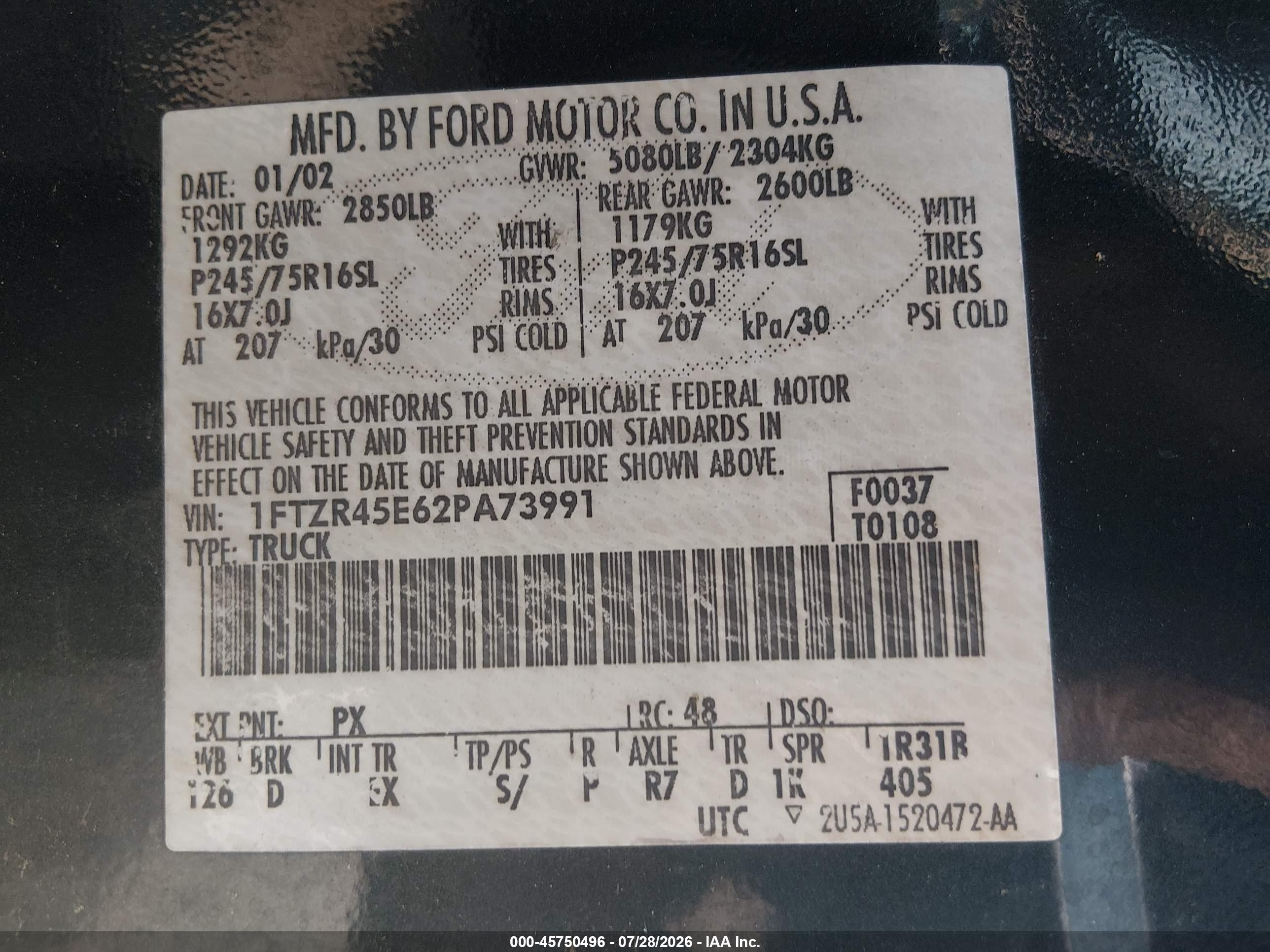 2002 Ford Ranger Edge/xlt Зеленый vin: 1FTZR45E62PA73991