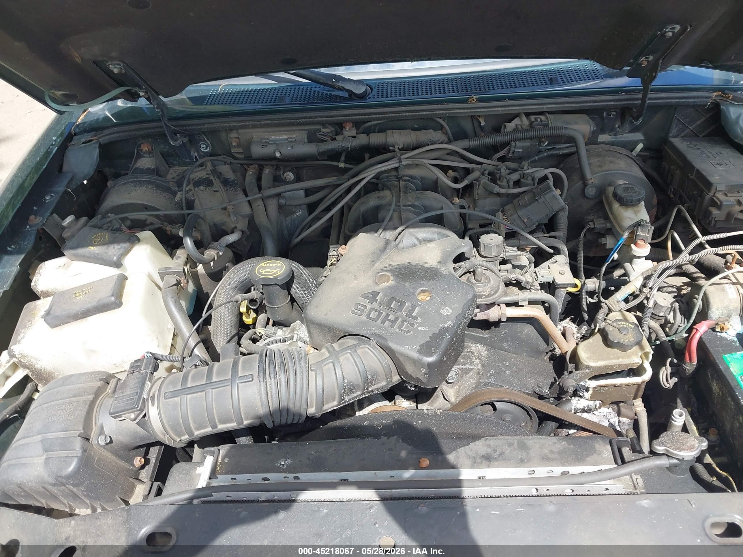 2002 Ford Ranger Edge/xlt Green vin: 1FTZR45E62PB34143