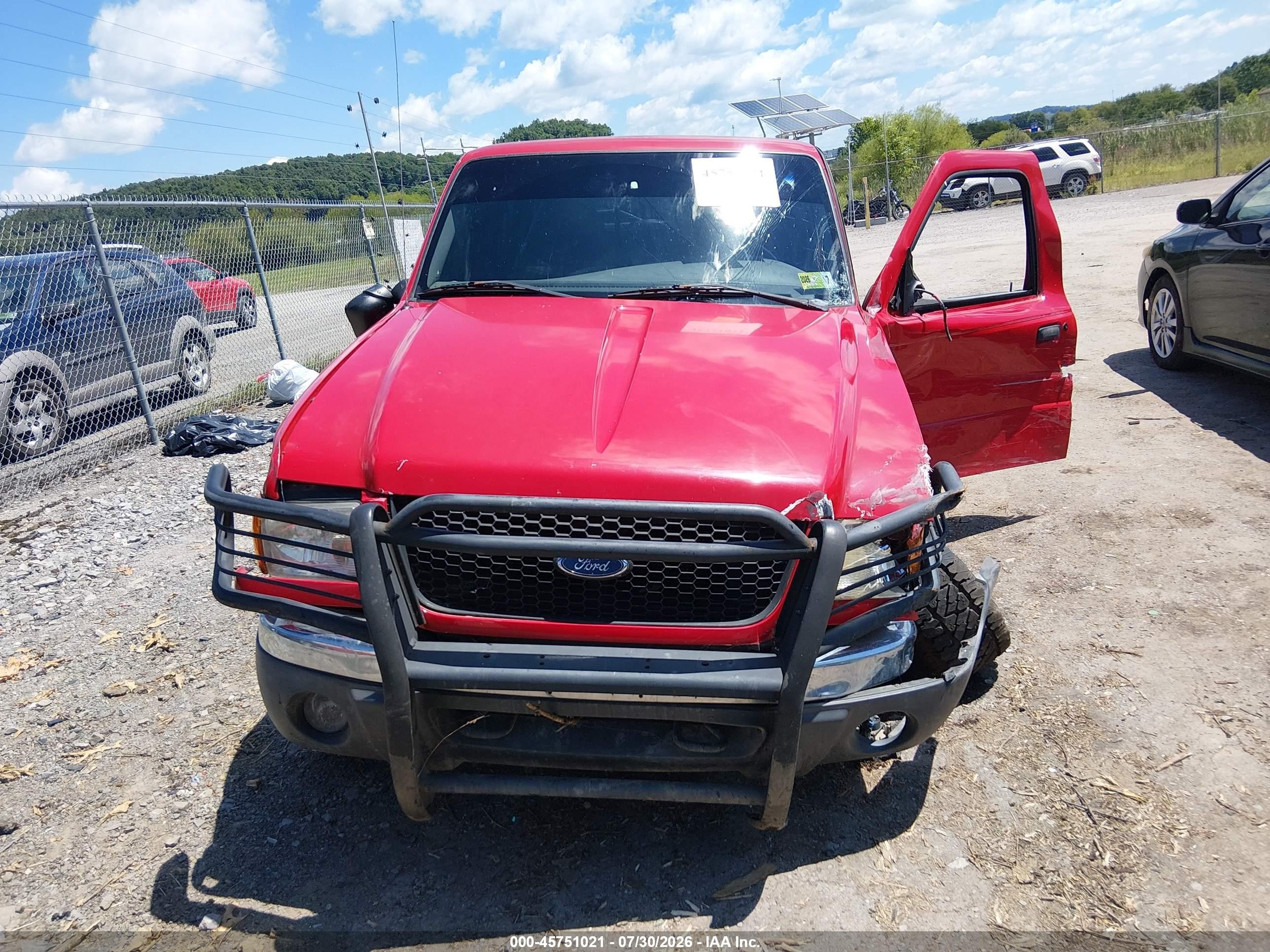 2002 Ford Ranger Edge/xlt Red vin: 1FTZR45E62TA00658