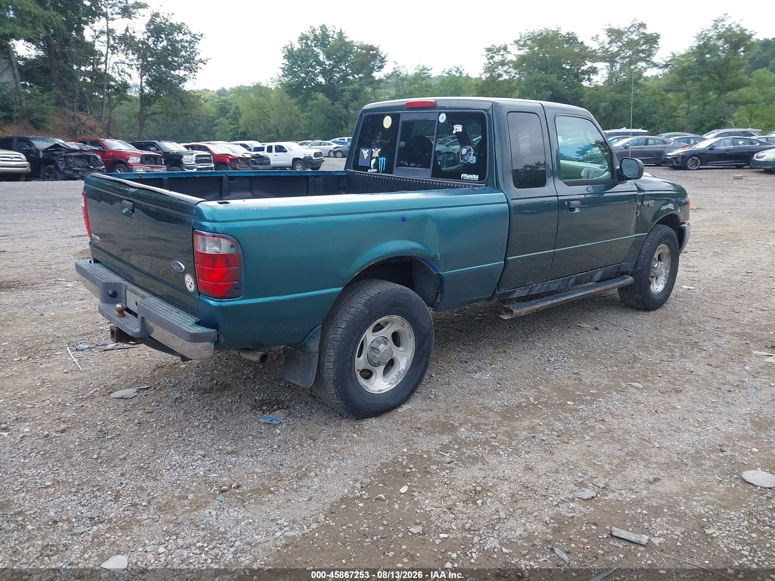 2003 Ford Ranger Edge/xlt Green vin: 1FTZR45E63TA41860