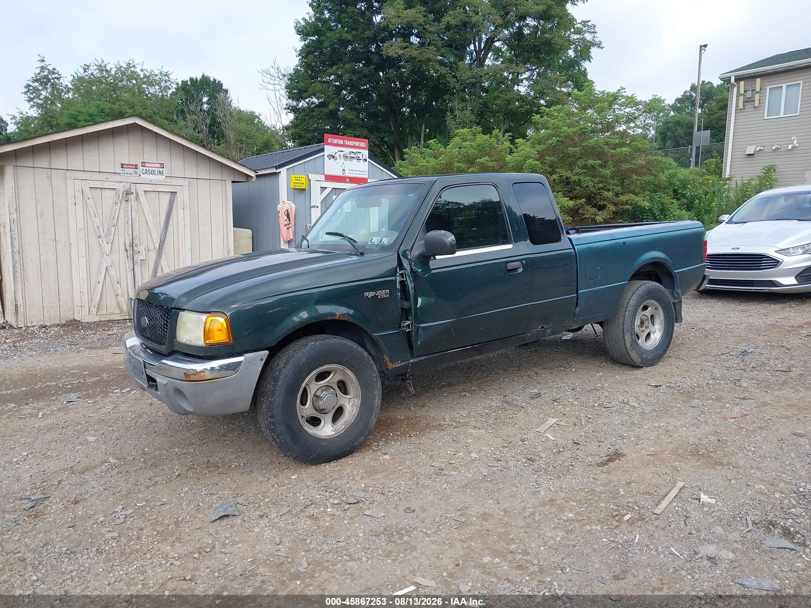 2003 Ford Ranger Edge/xlt Green vin: 1FTZR45E63TA41860