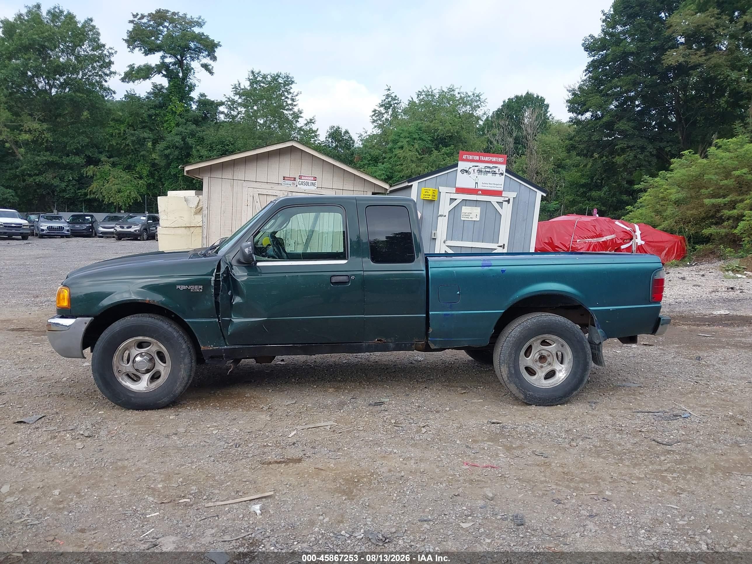 2003 Ford Ranger Edge/xlt Green vin: 1FTZR45E63TA41860